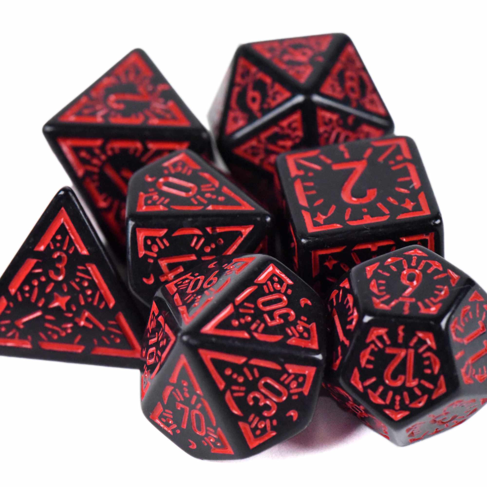 Crimson Dawn Dice Set