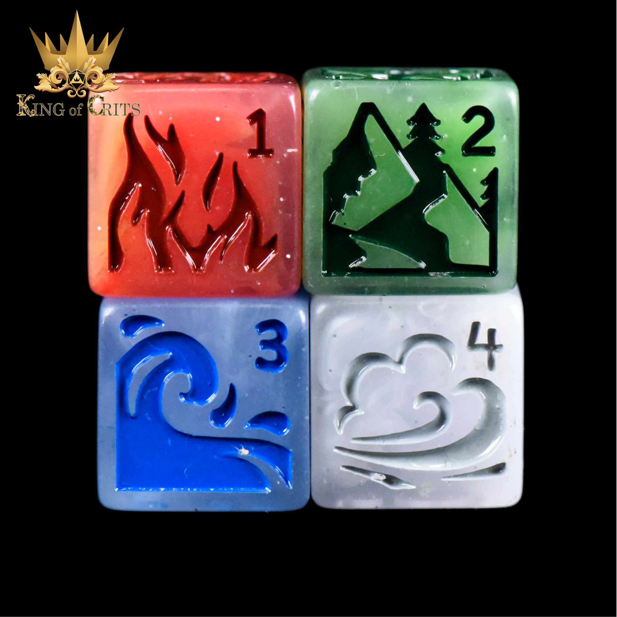 Forces of Nature 4D6 Dice Set