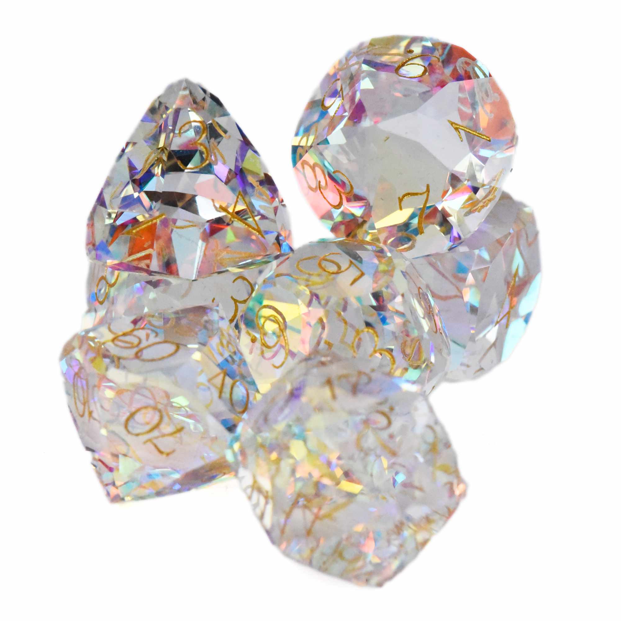 Gem Cut Prism Dice Set (Gift Box)