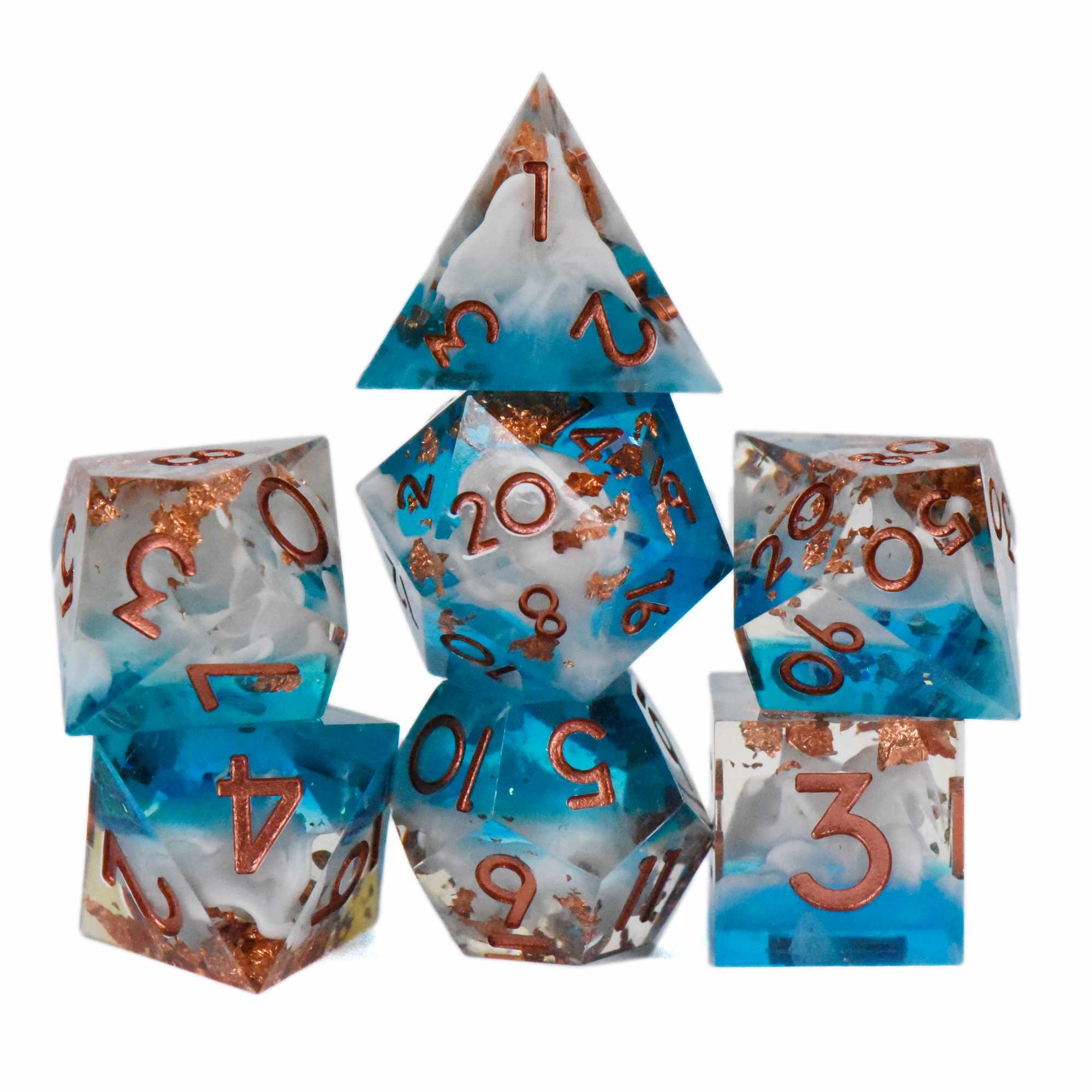 Misty River Handmade Dice Set