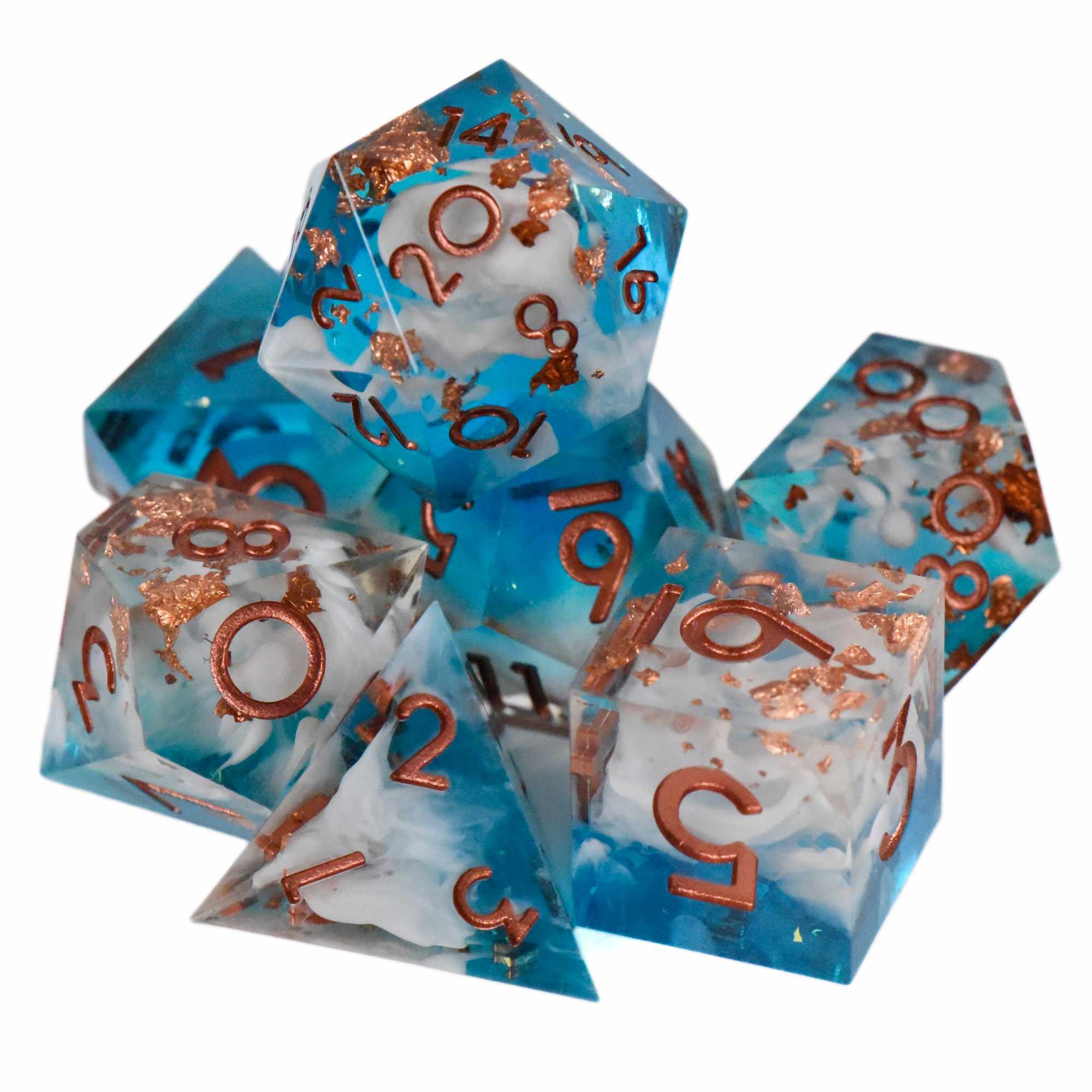 Misty River Handmade Dice Set