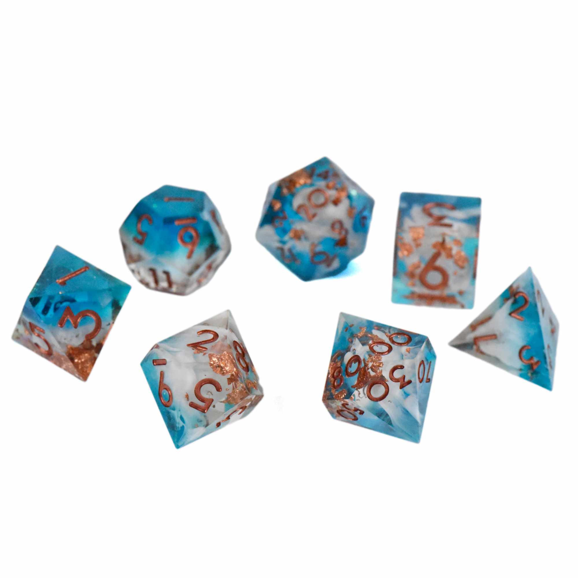 Misty River Handmade Dice Set