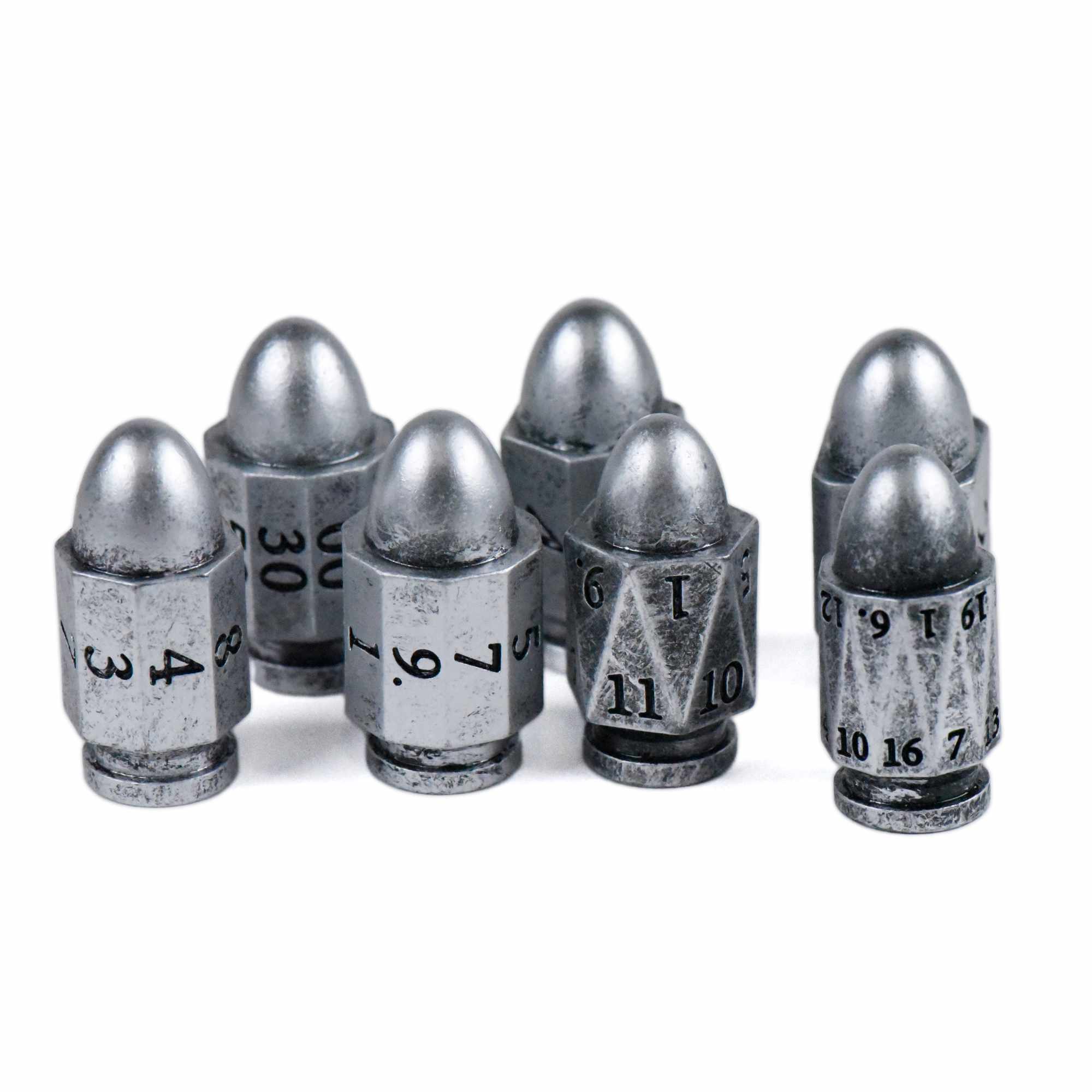 Silver Bullets Dice Set
