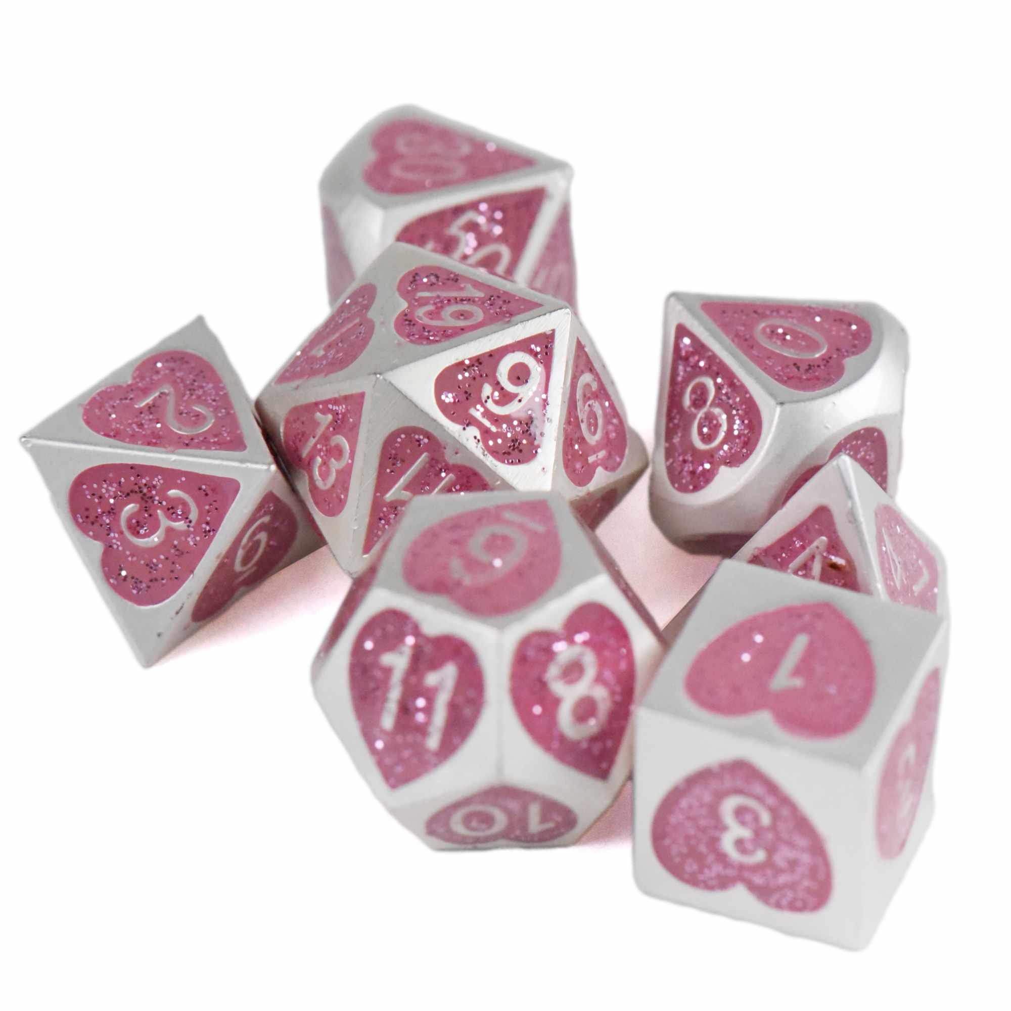 Tender Heart Metal Dice Set