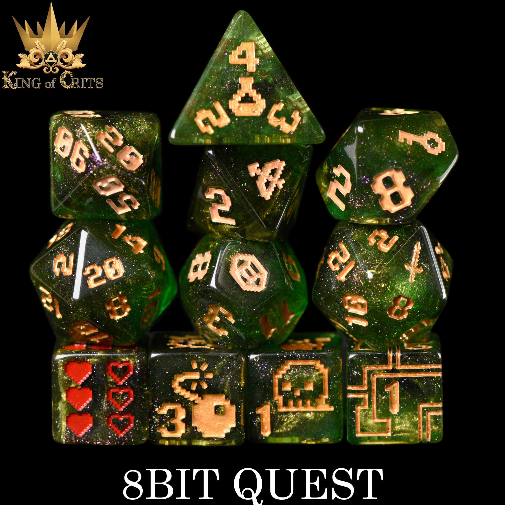 8BIT Quest 11 Dice Set