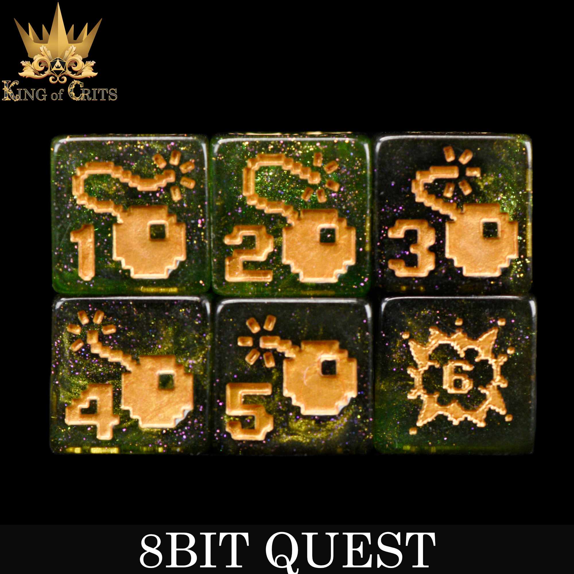 8BIT Quest 11 Dice Set