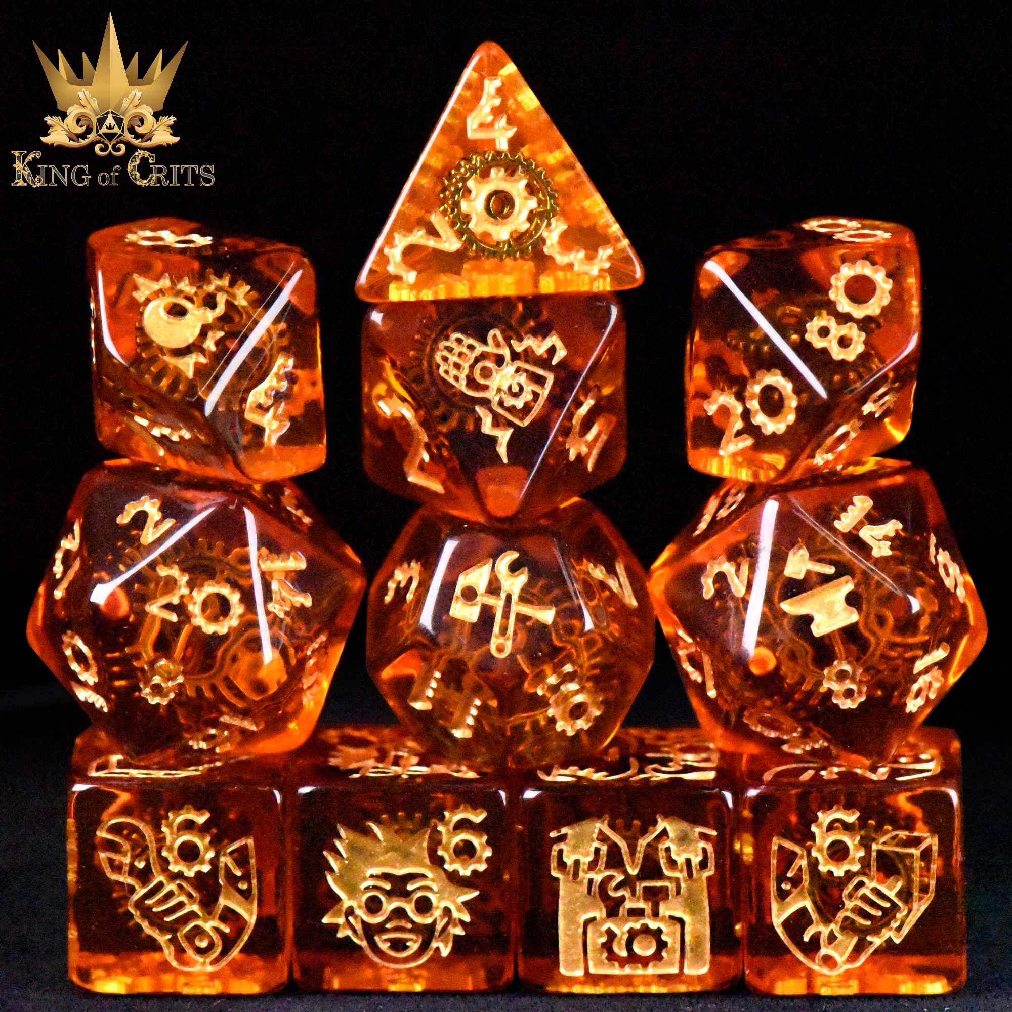 Ancient Artificer 11 Dice Set