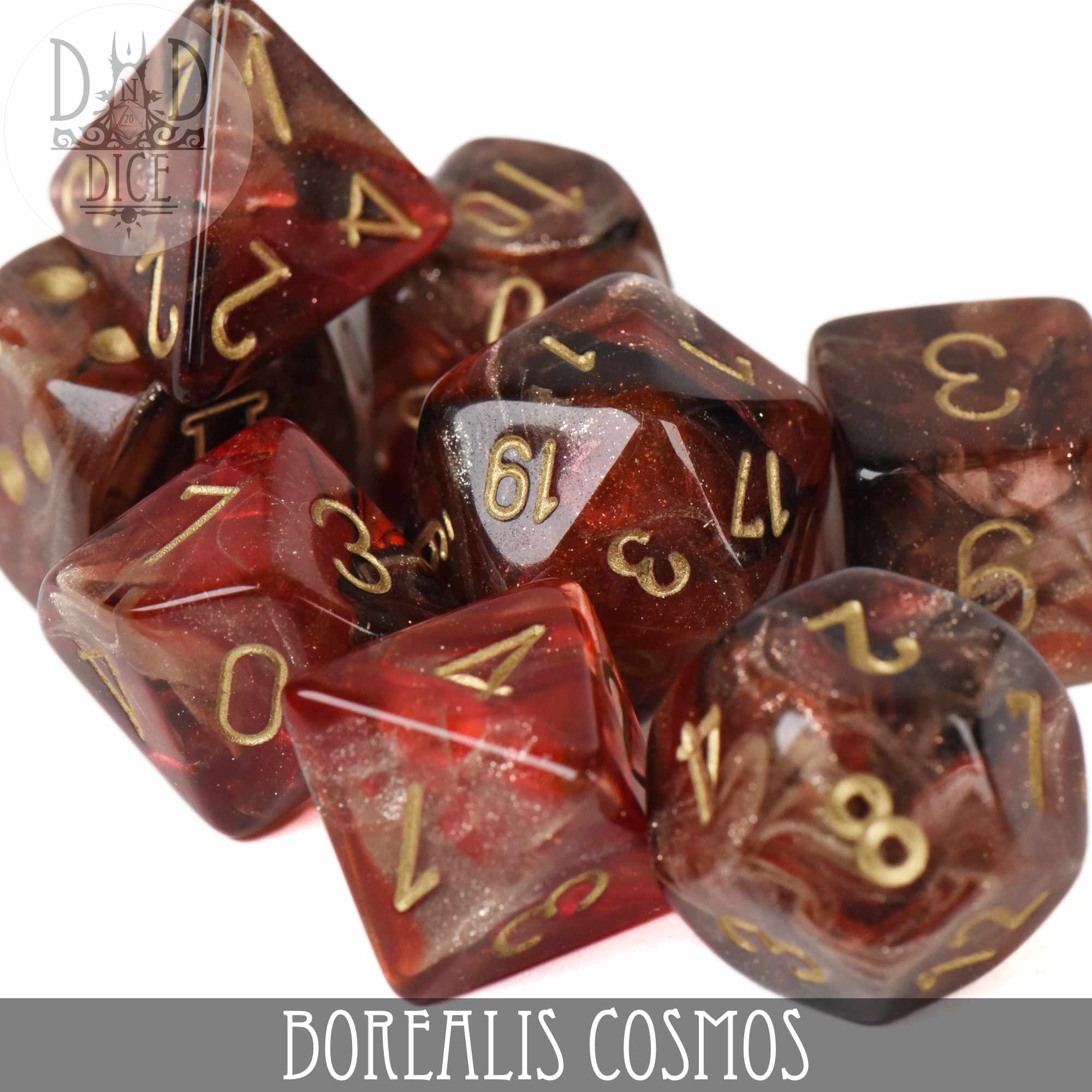 Borealis Cosmos 8 Dice Set