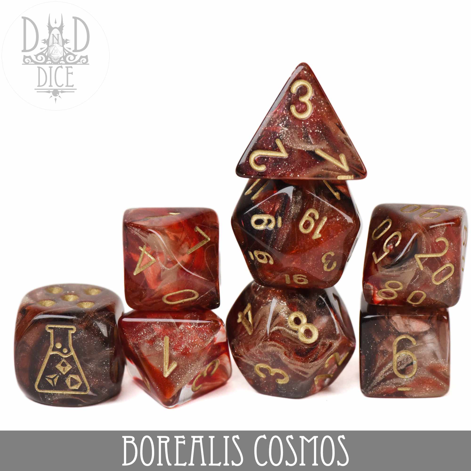 Borealis Cosmos 8 Dice Set