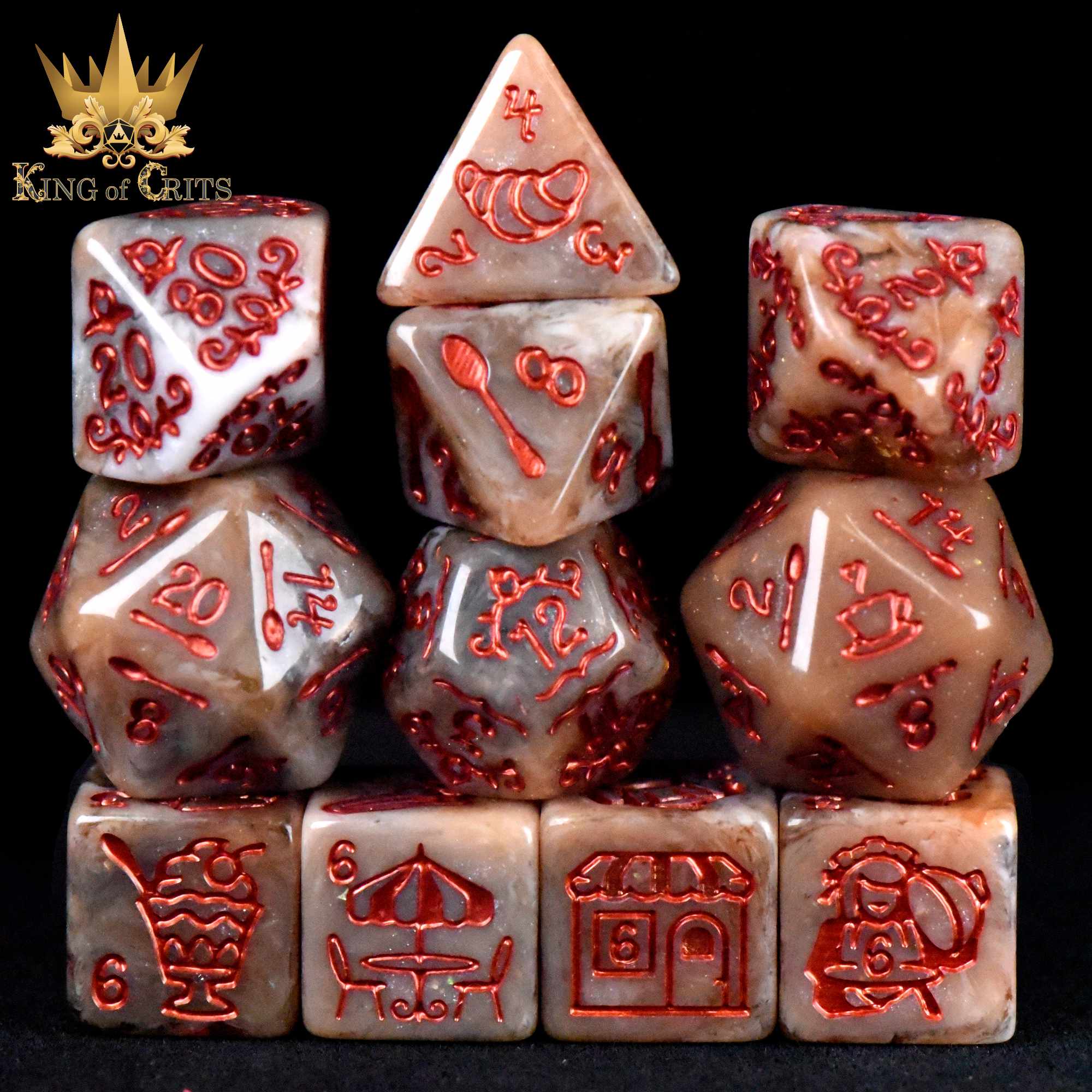 Cafe Latte 11 Dice Set