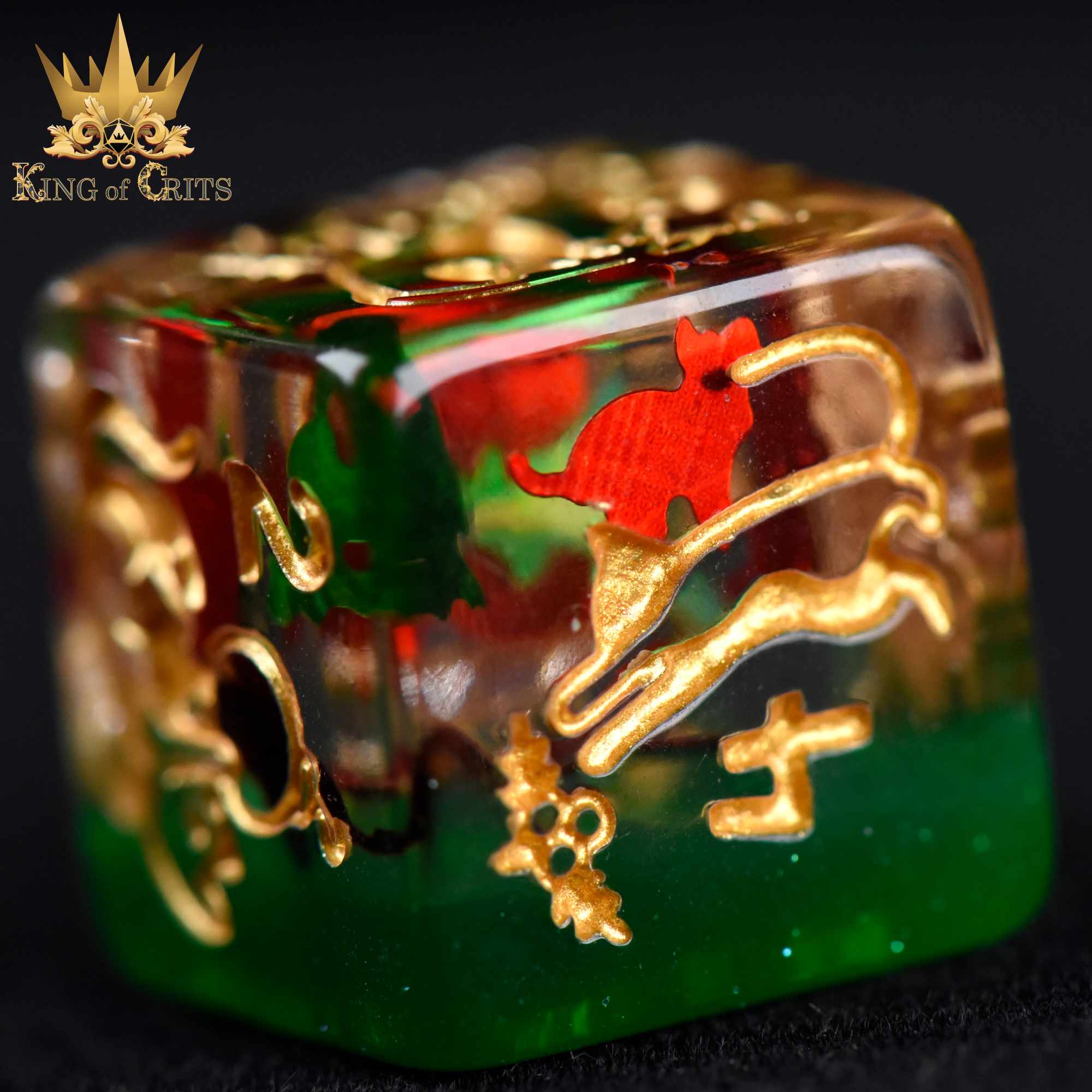 Merry Cat-Mas 11 Dice Set