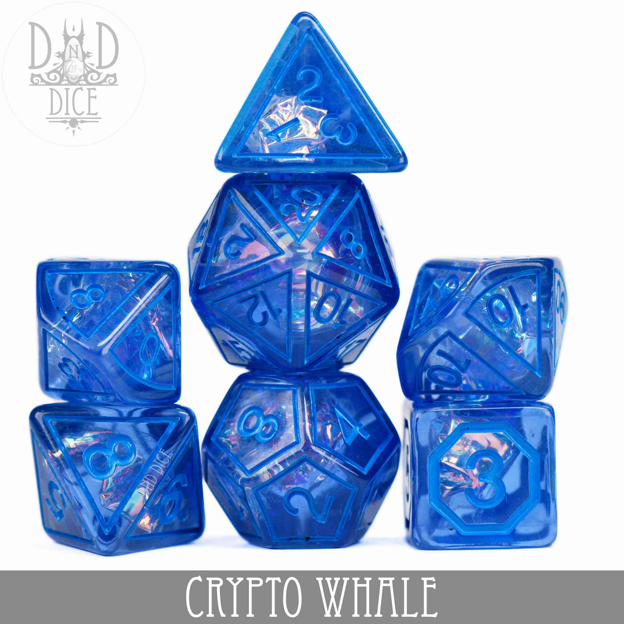Crypto Whale Dice Set