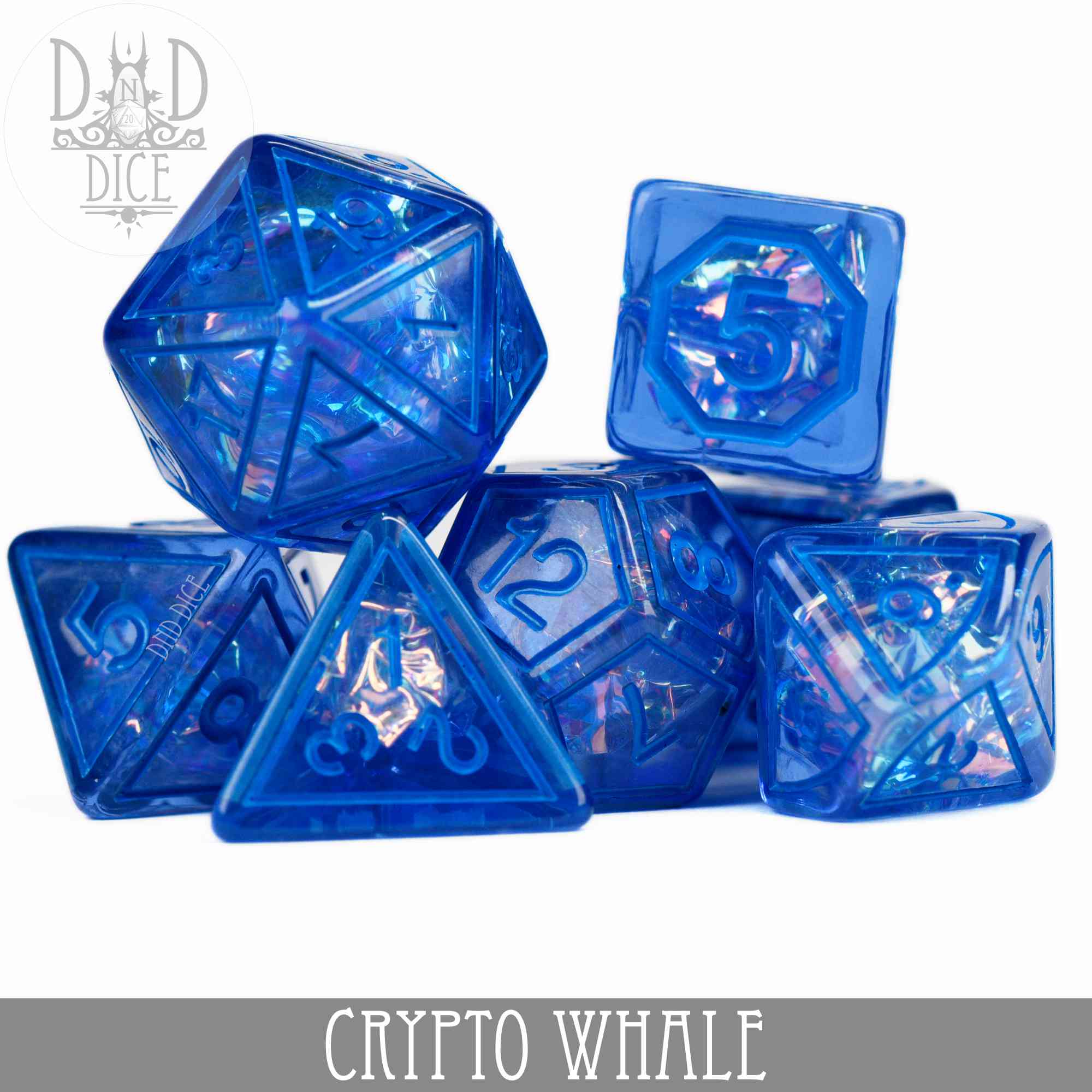 Crypto Whale Dice Set