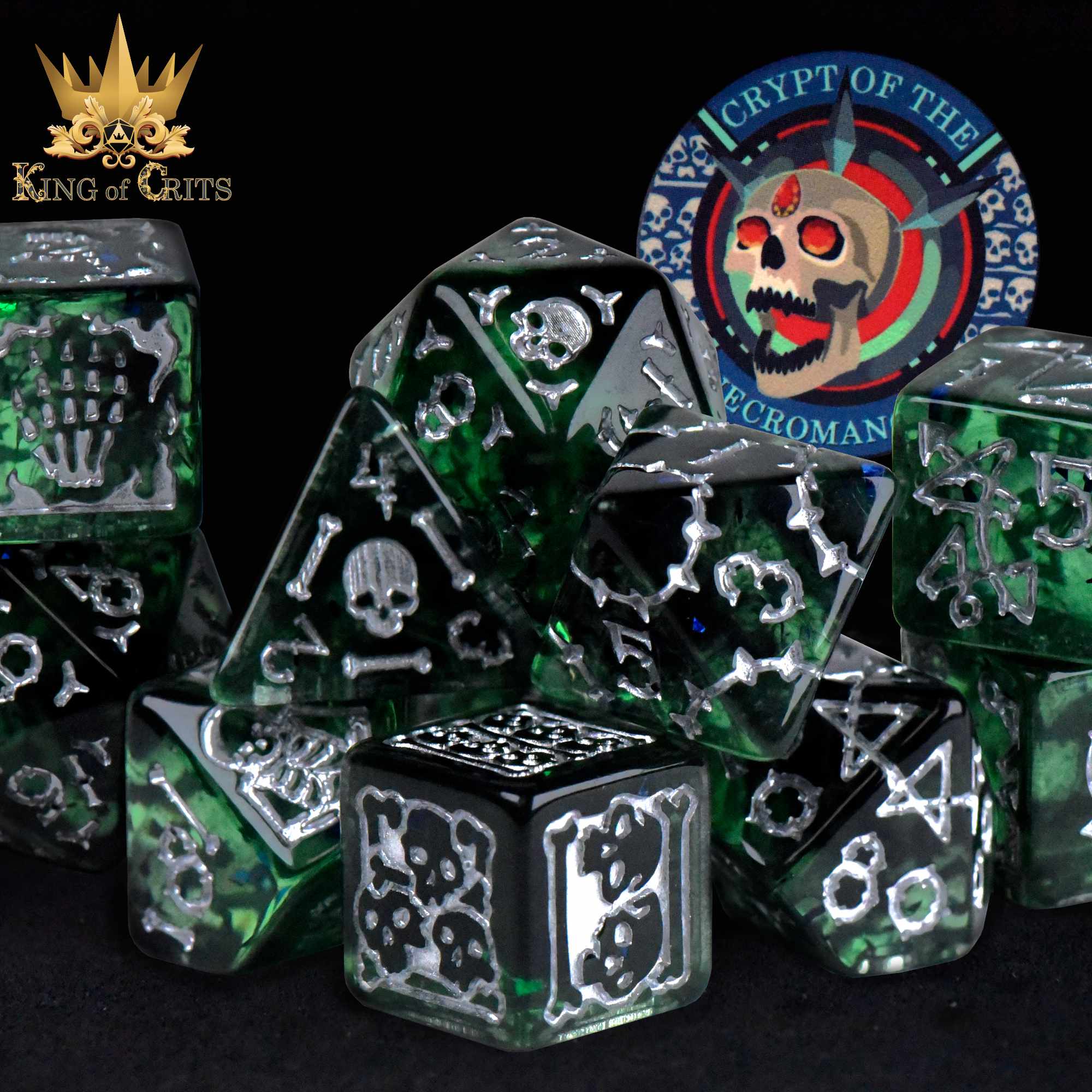 Crypt of the Necromancer 11 Dice Set