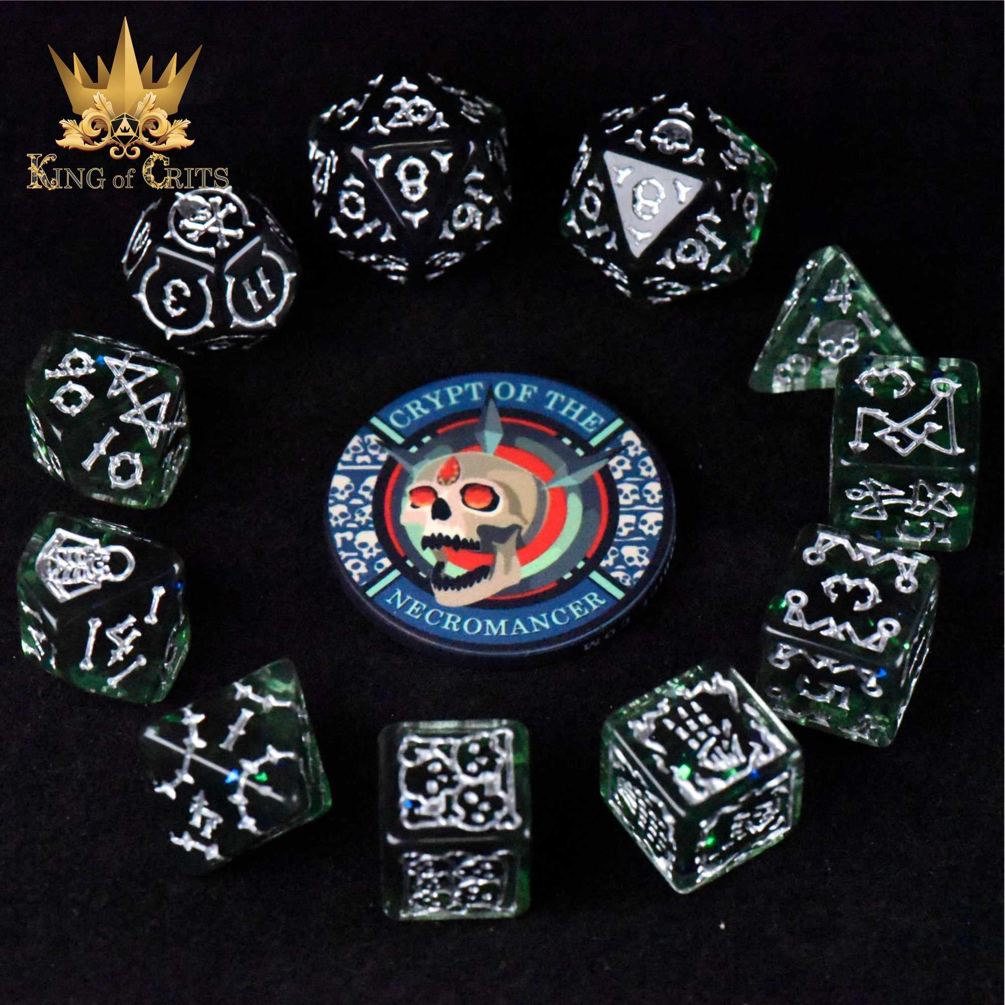 Crypt of the Necromancer 11 Dice Set