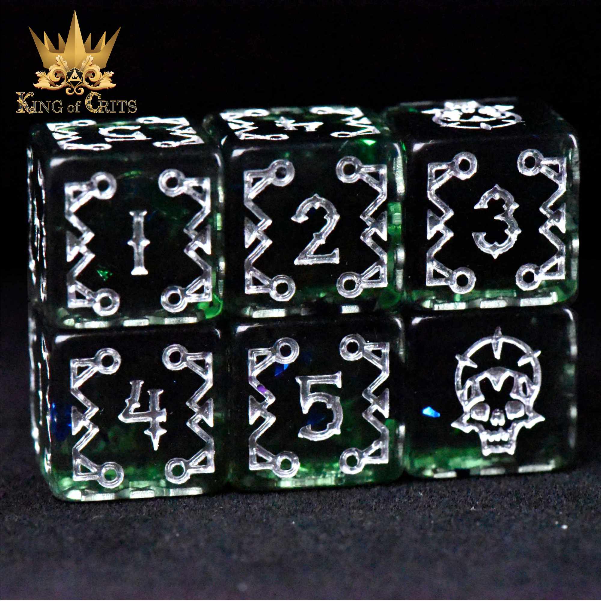 Crypt of the Necromancer 11 Dice Set