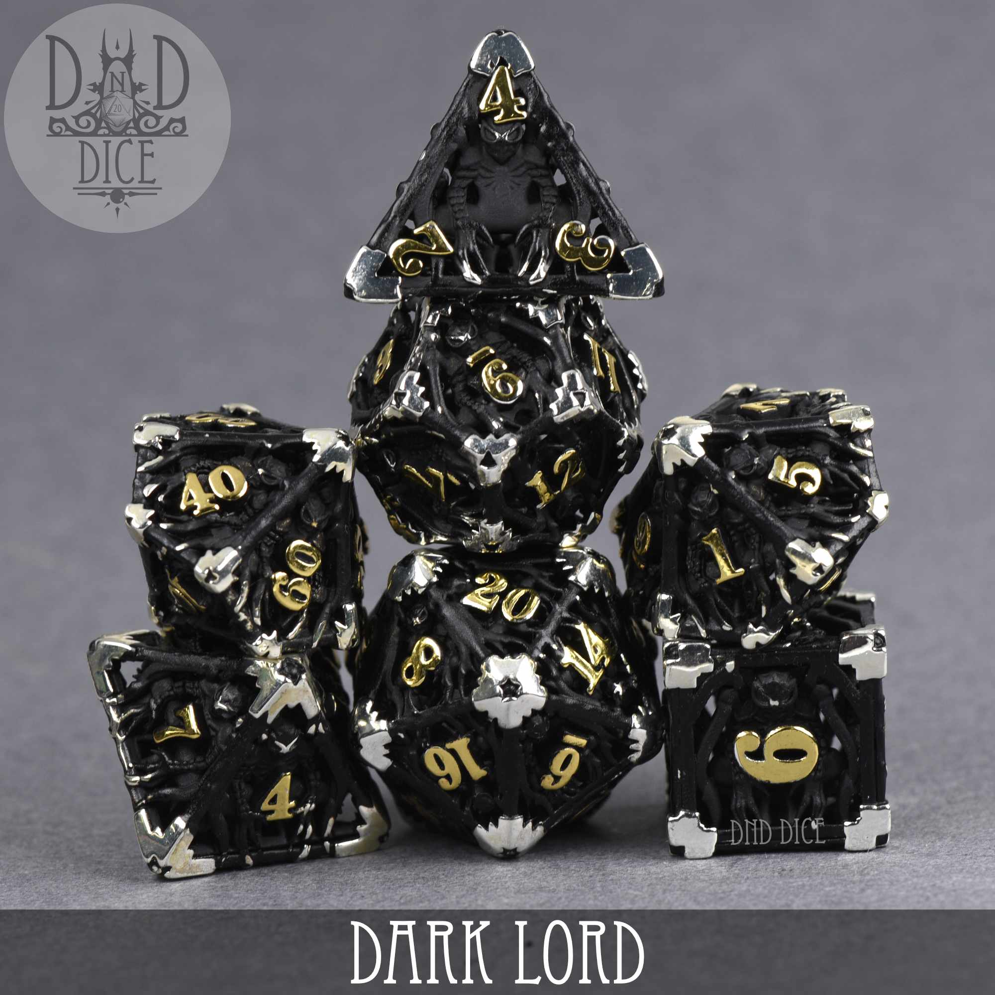 Dark Lord Metal Dice Set (Gift Box)
