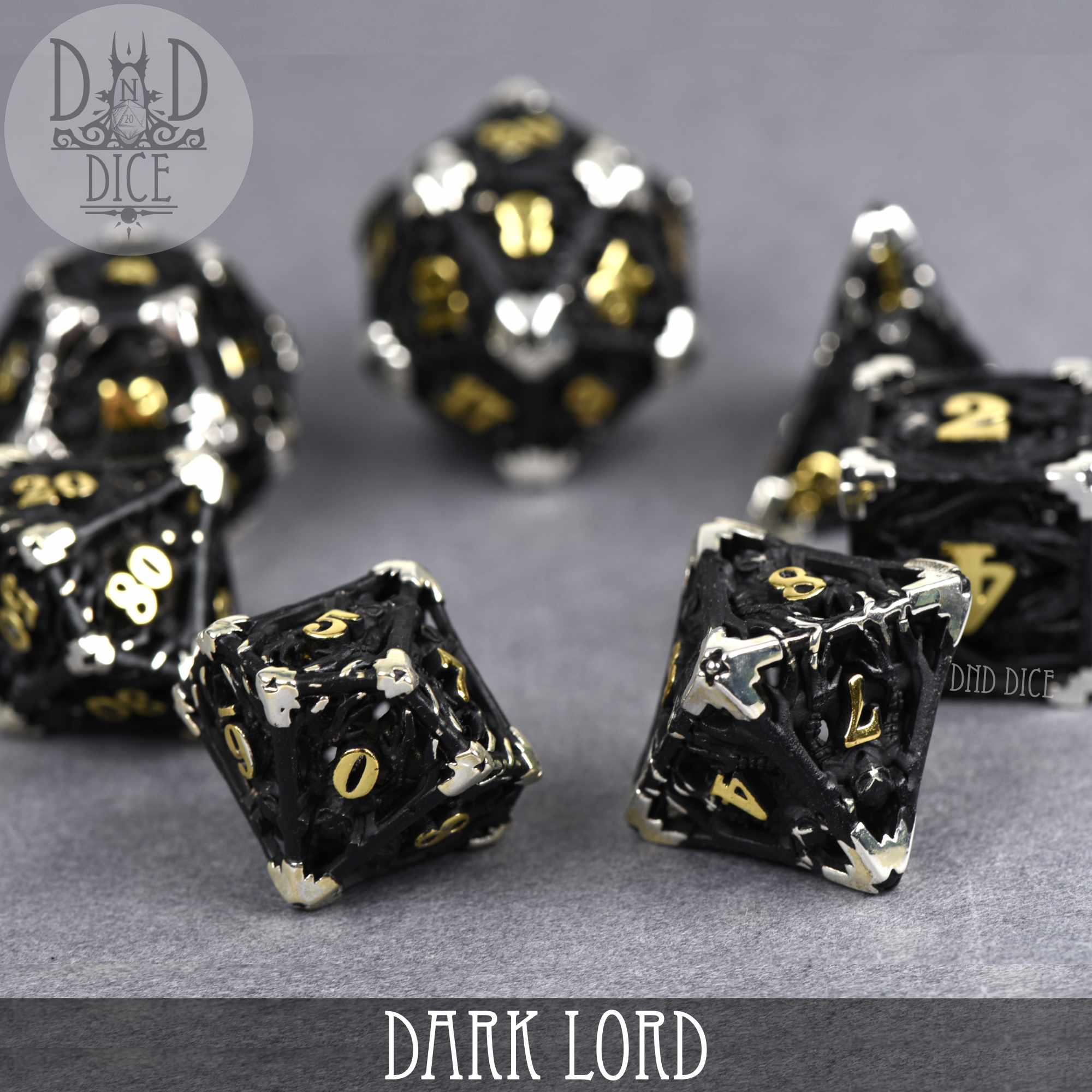 Dark Lord Metal Dice Set (Gift Box)