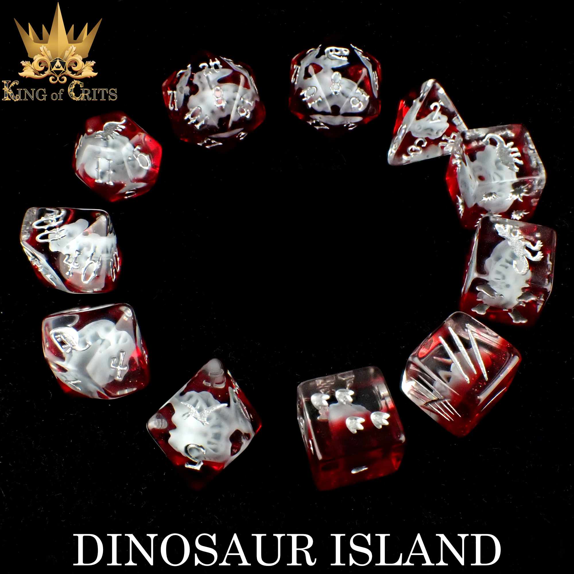 Dinosaur Island 11 Dice Set