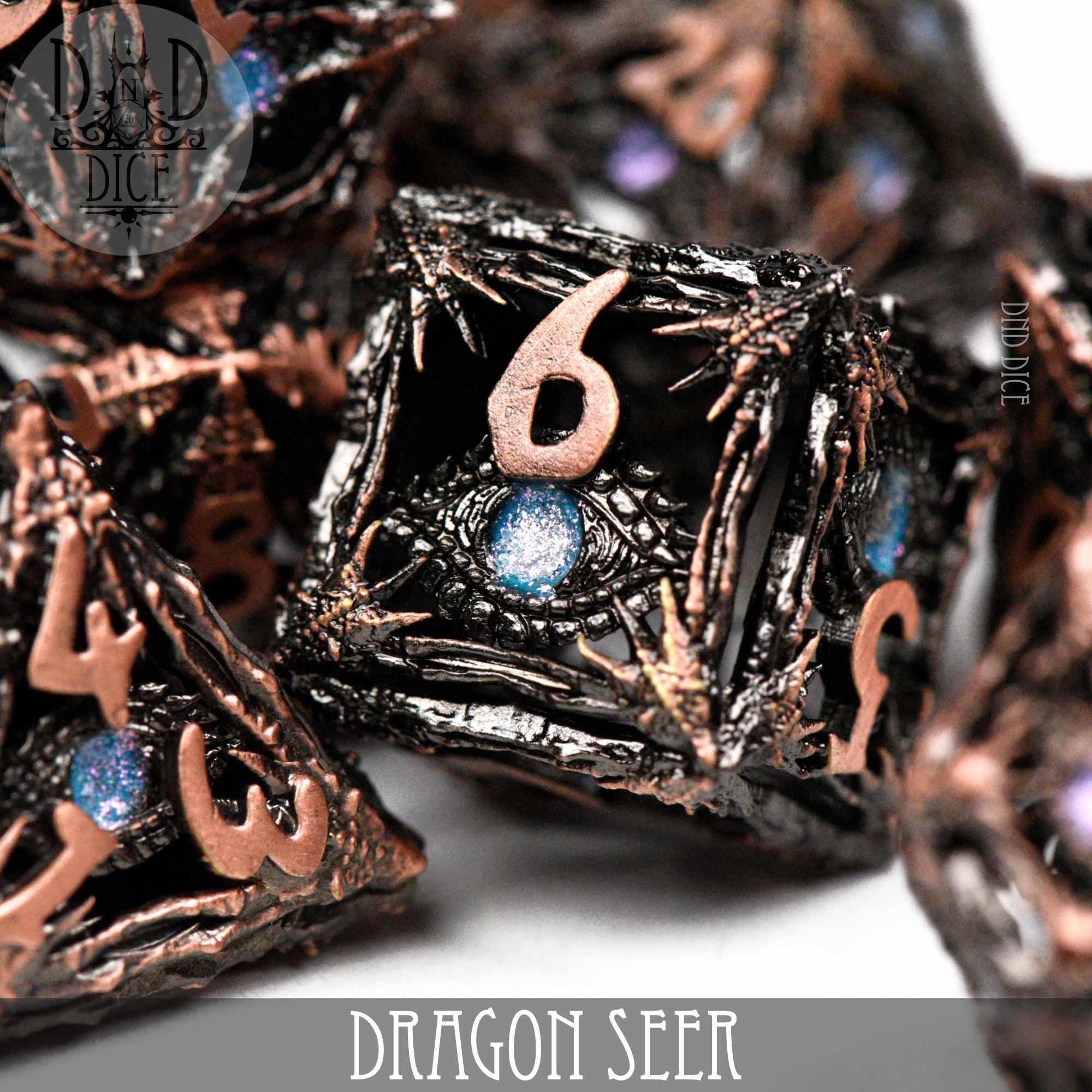 Dragon Seer Metal Dice Set (Gift Box)