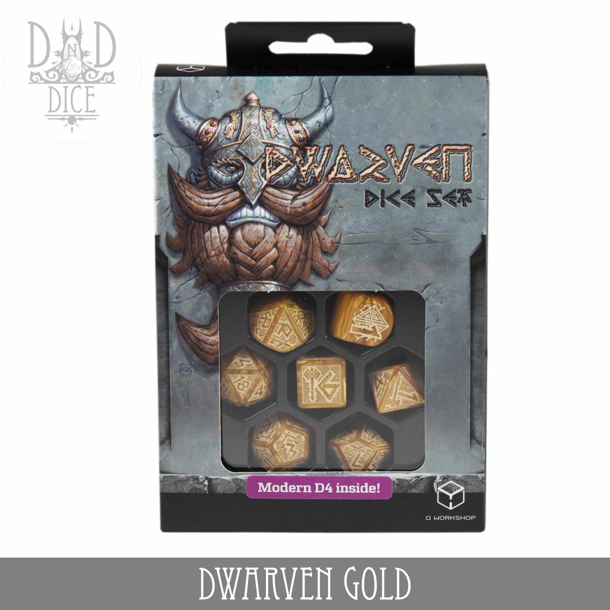Dwarven Gold Dice Set