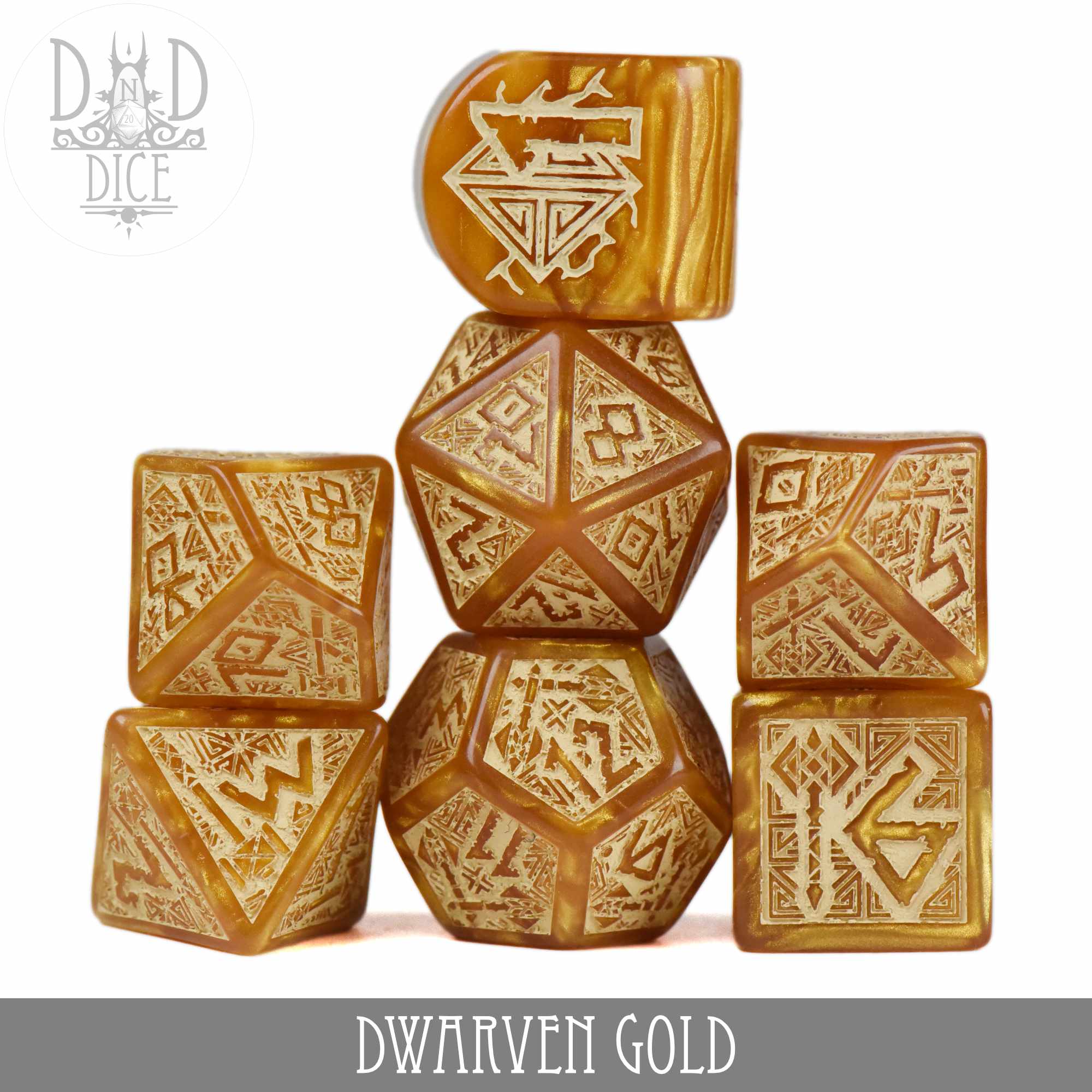 Dwarven Gold Dice Set