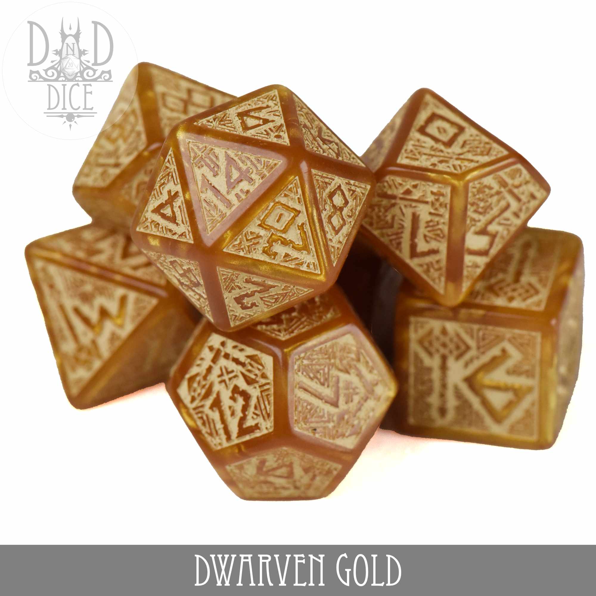 Dwarven Gold Dice Set