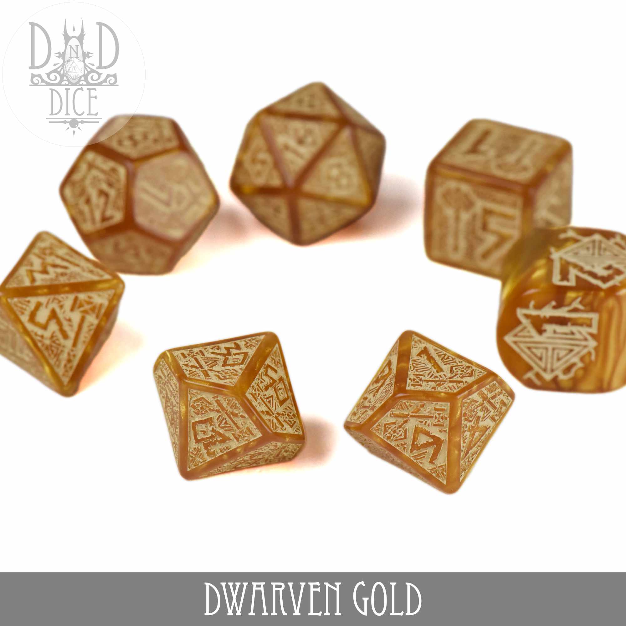 Dwarven Gold Dice Set