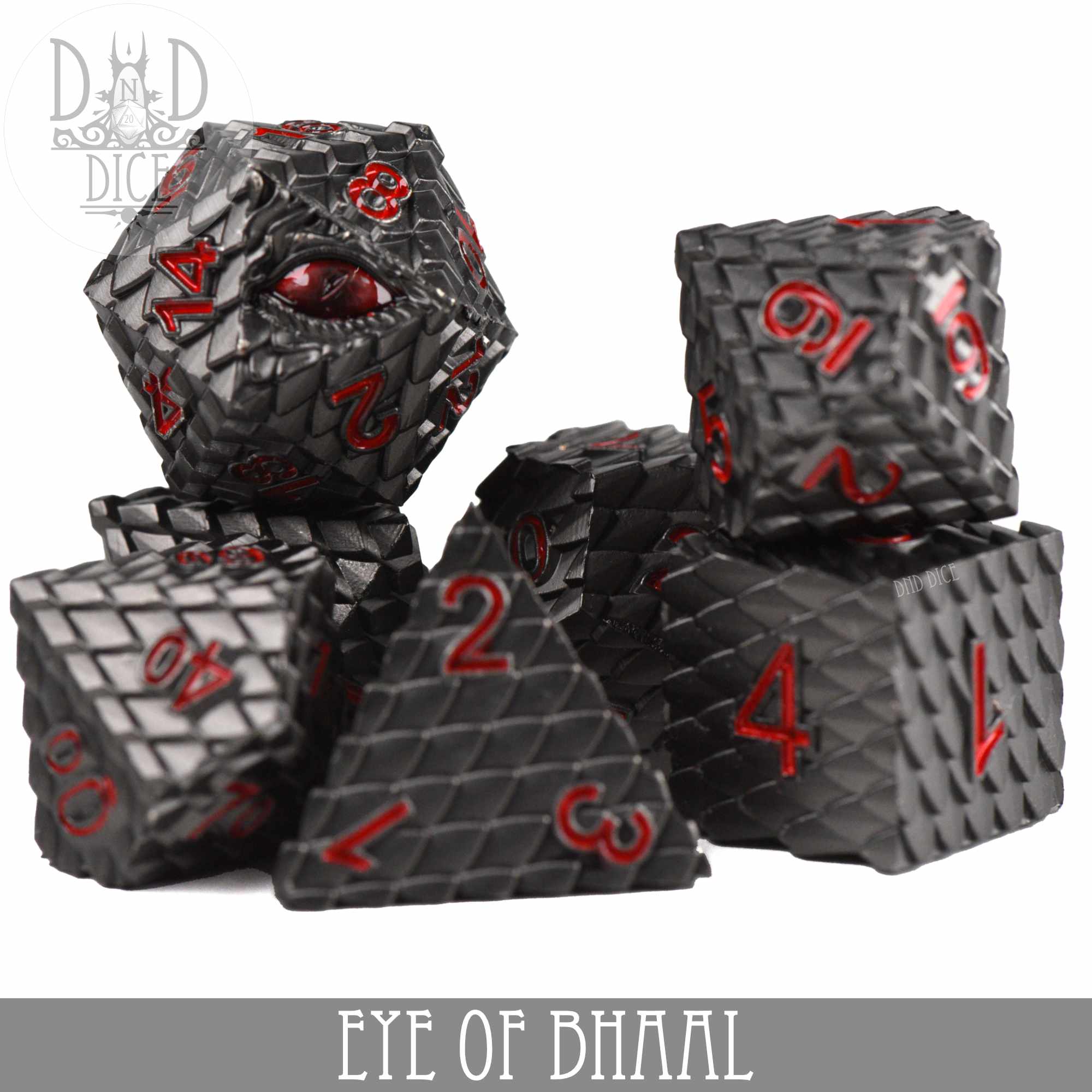 Eye of Bhaal Metal Dice Set