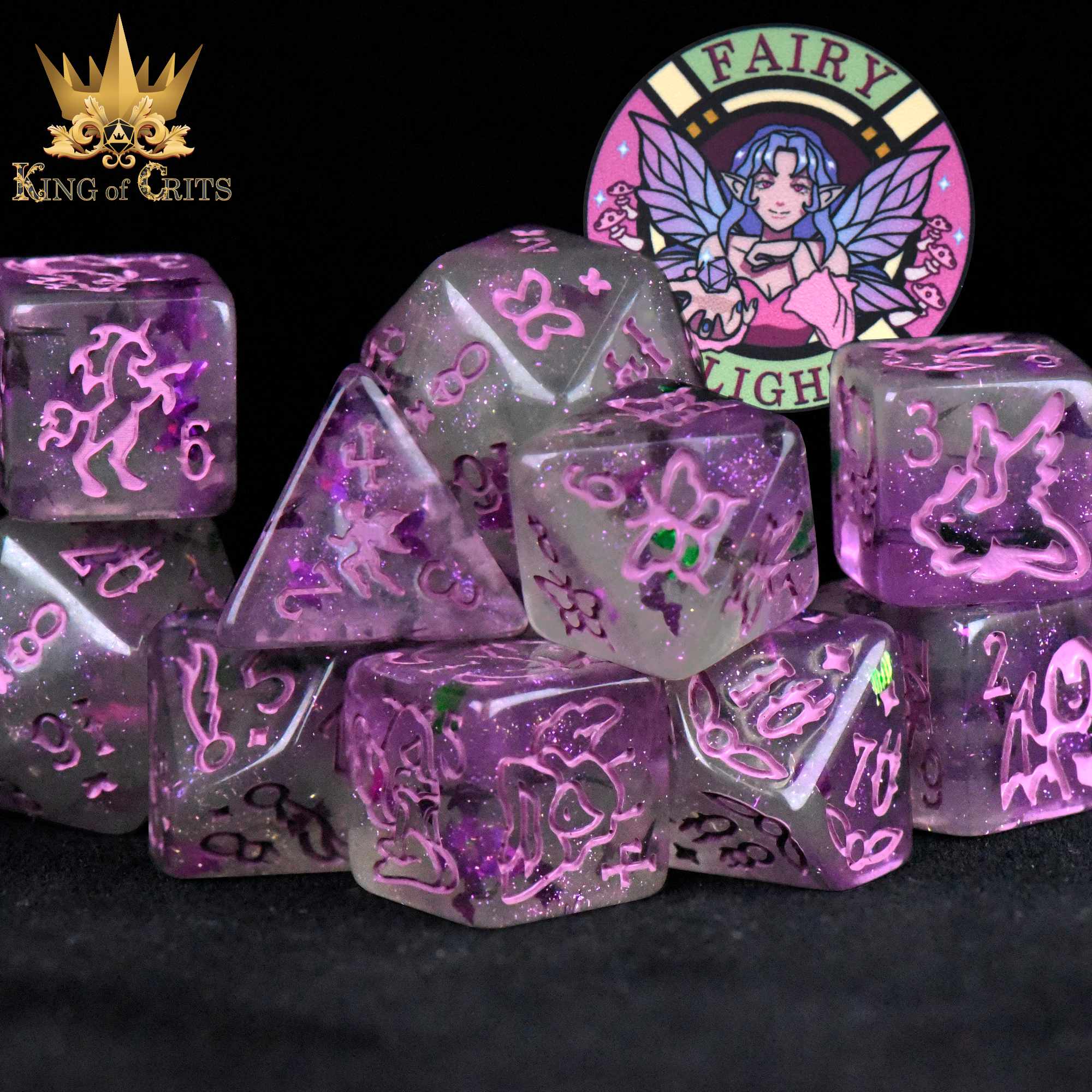 Fairy Flight 11 Dice Set