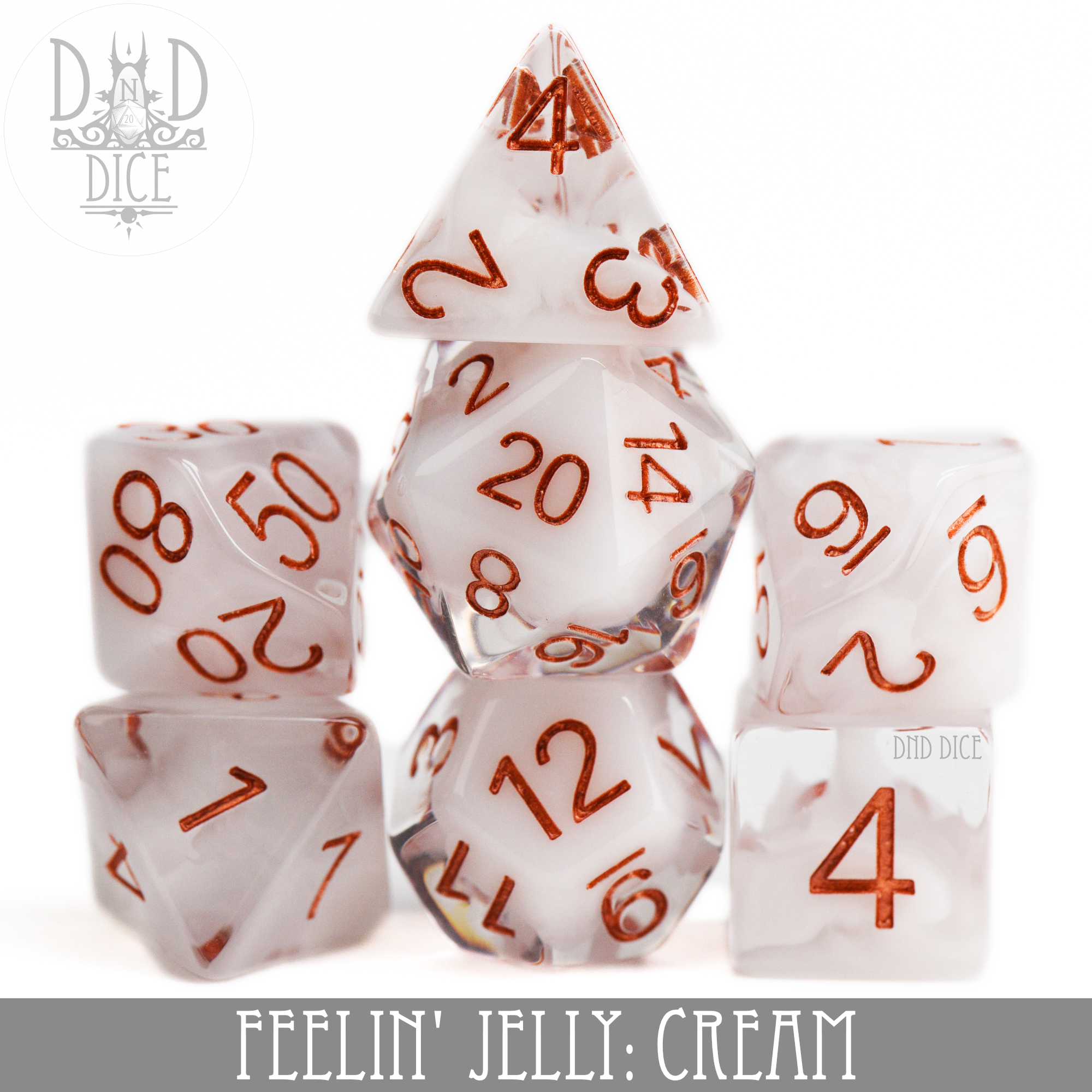 Feelin' Jelly: Cream Dice Set