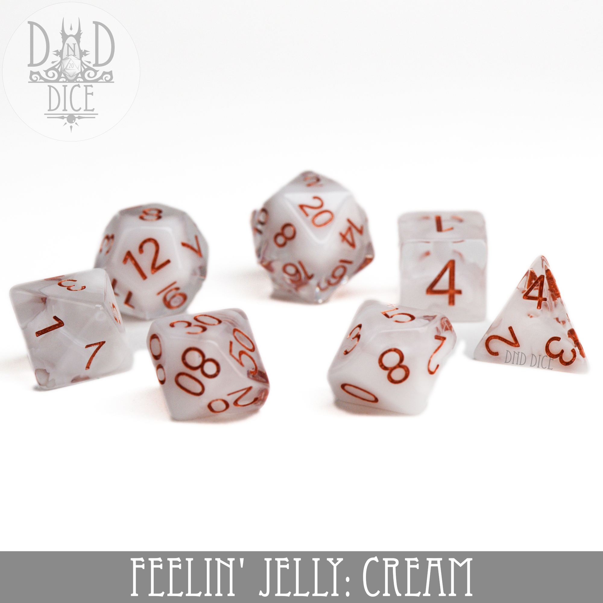 Feelin' Jelly: Cream Dice Set