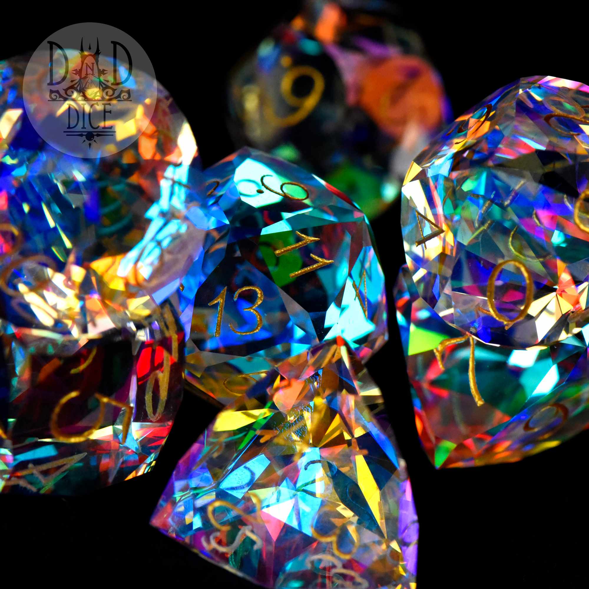 Gem Cut Prism Dice Set (Gift Box)