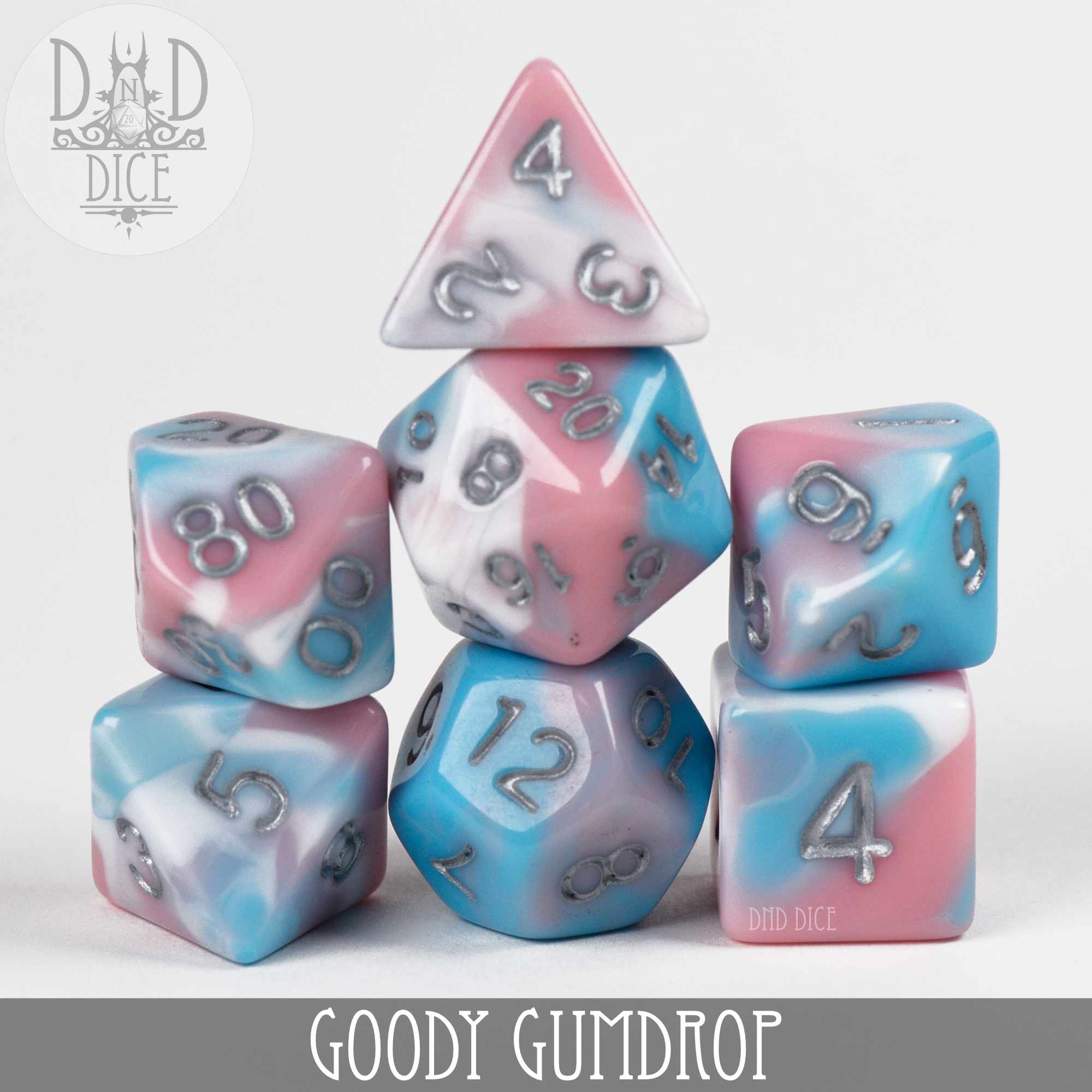 Goody Gumdrop Dice Set