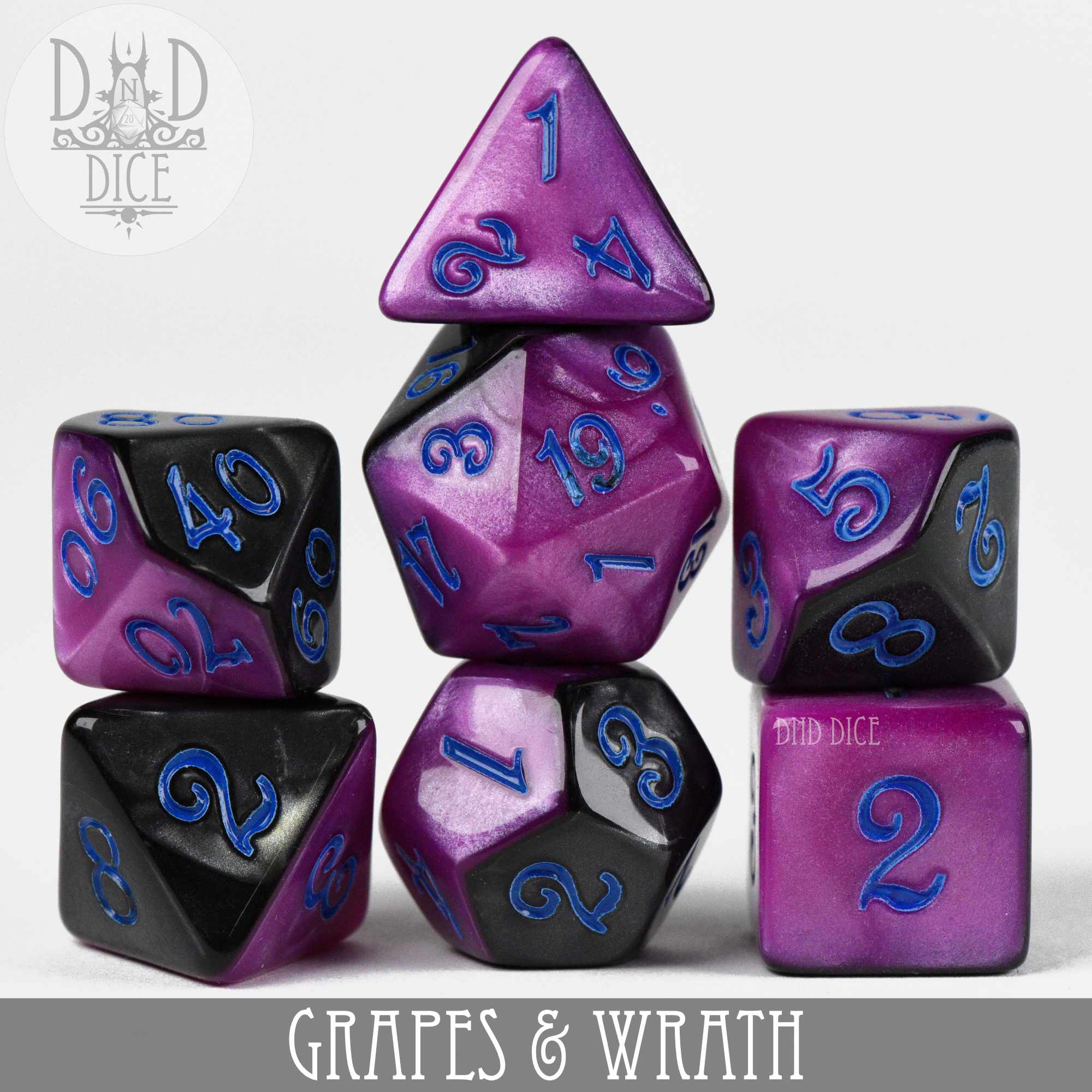 Grapes & Wrath Dice Set