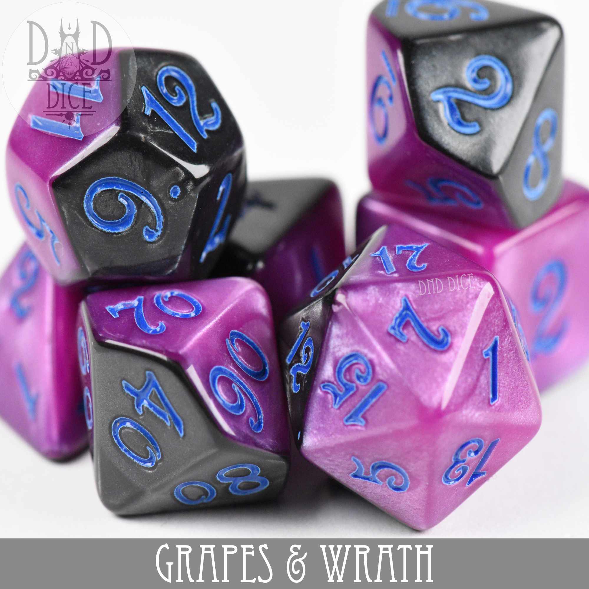 Grapes & Wrath Dice Set