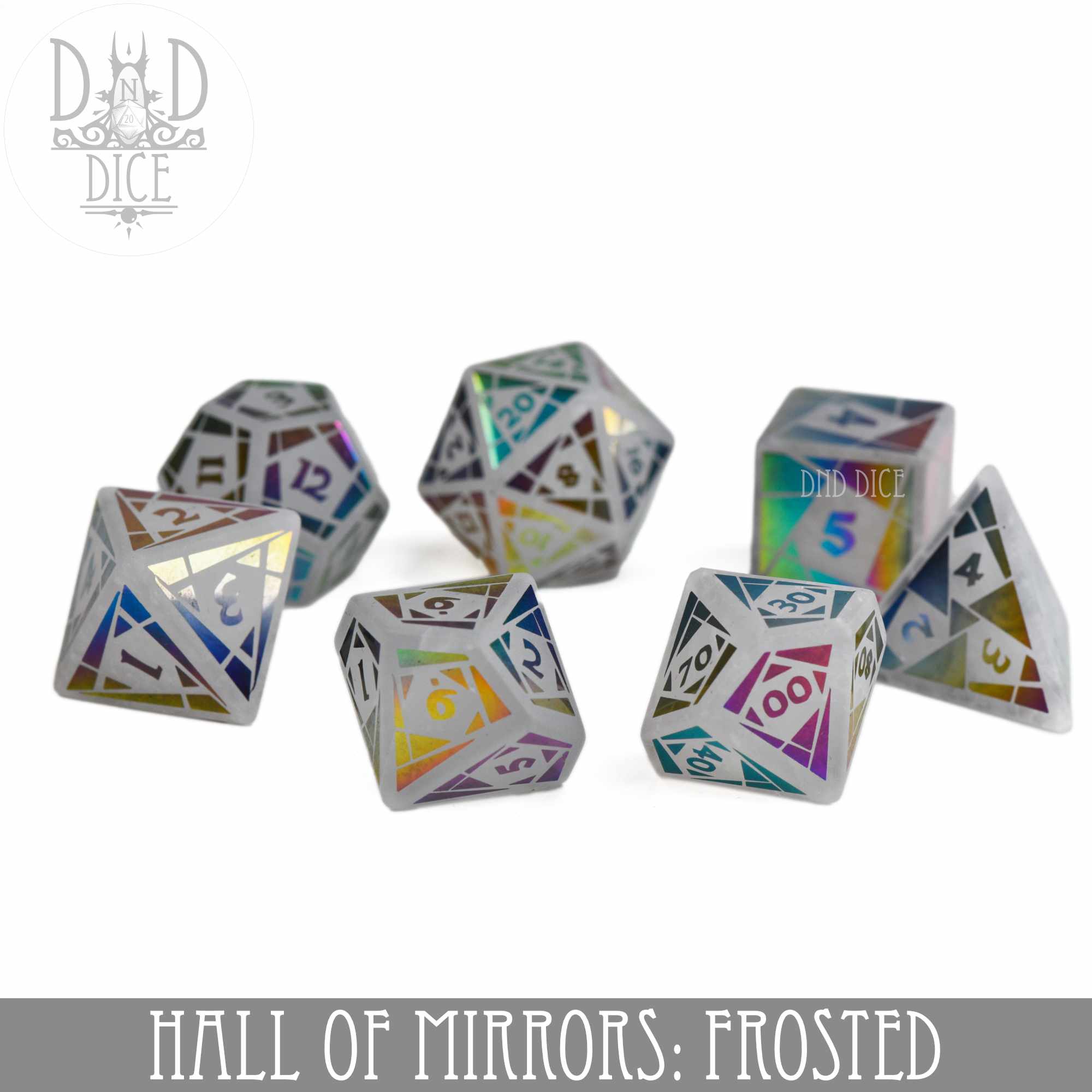 Hall of Mirrors: Frosted Dice Set (Gift Box)