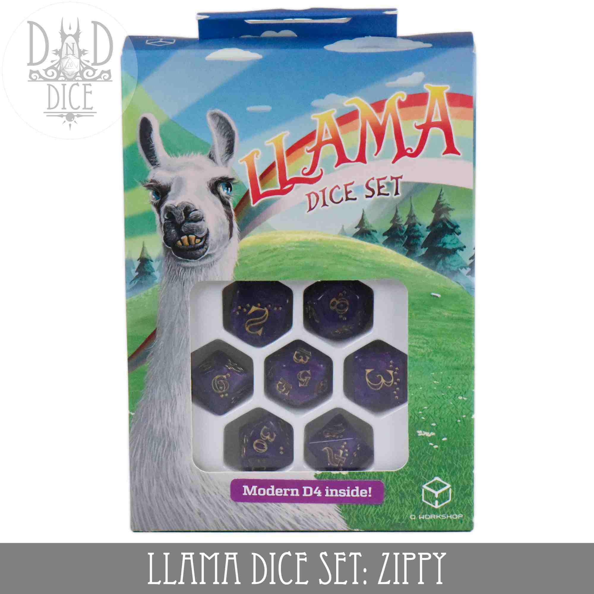 Llama Dice Set: Zippy