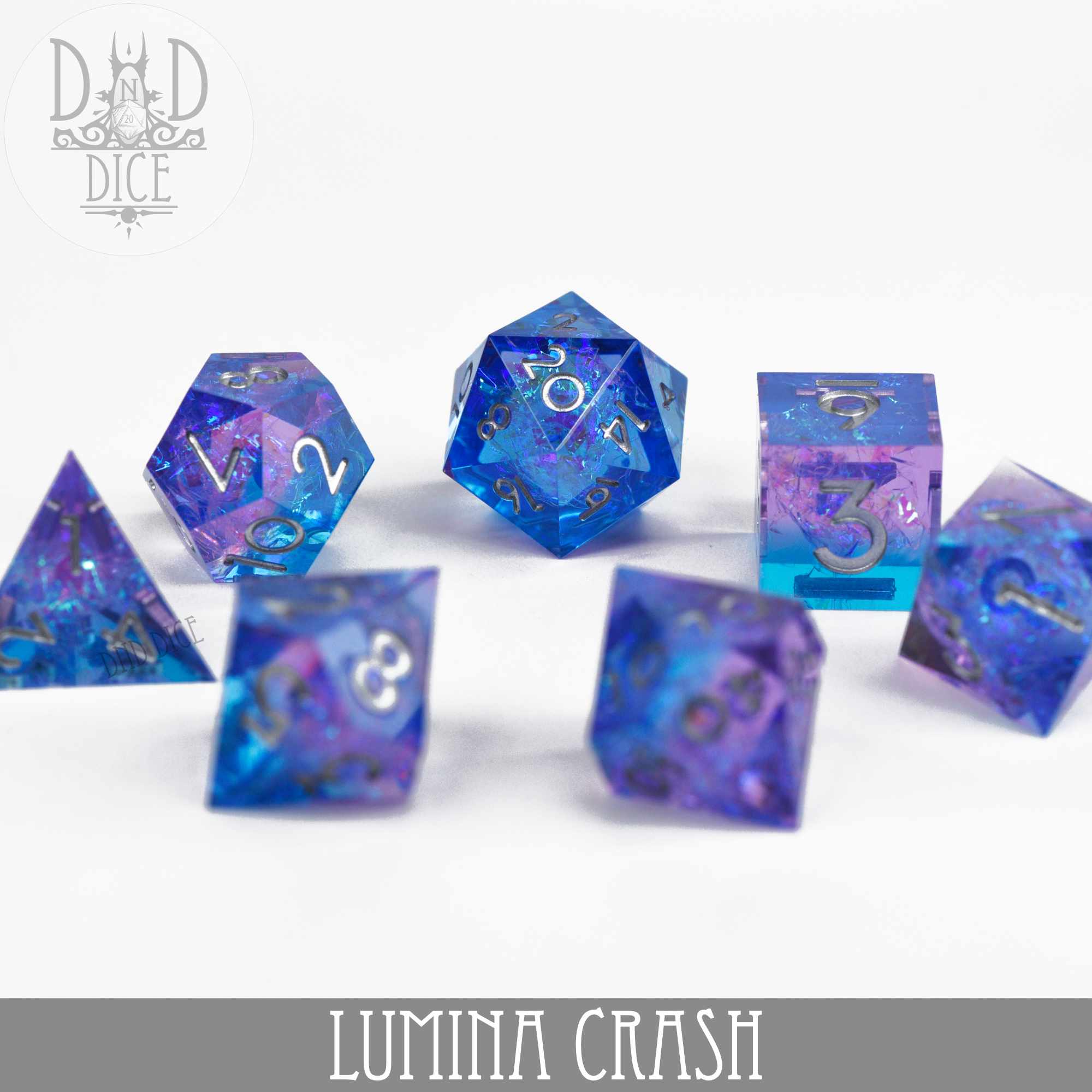 Lumina Crash Handmade Dice Set