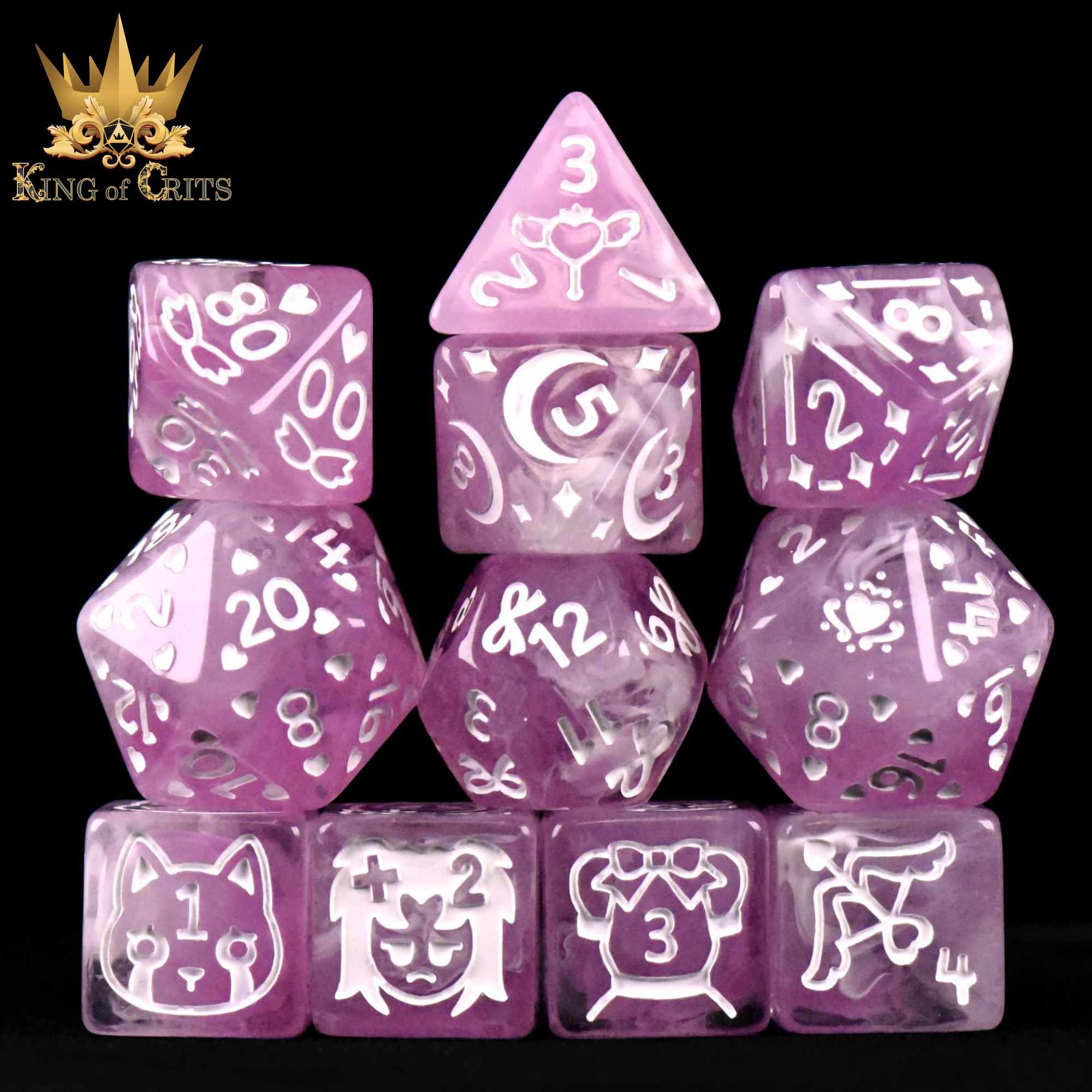 Magical Girls 11 Dice Set