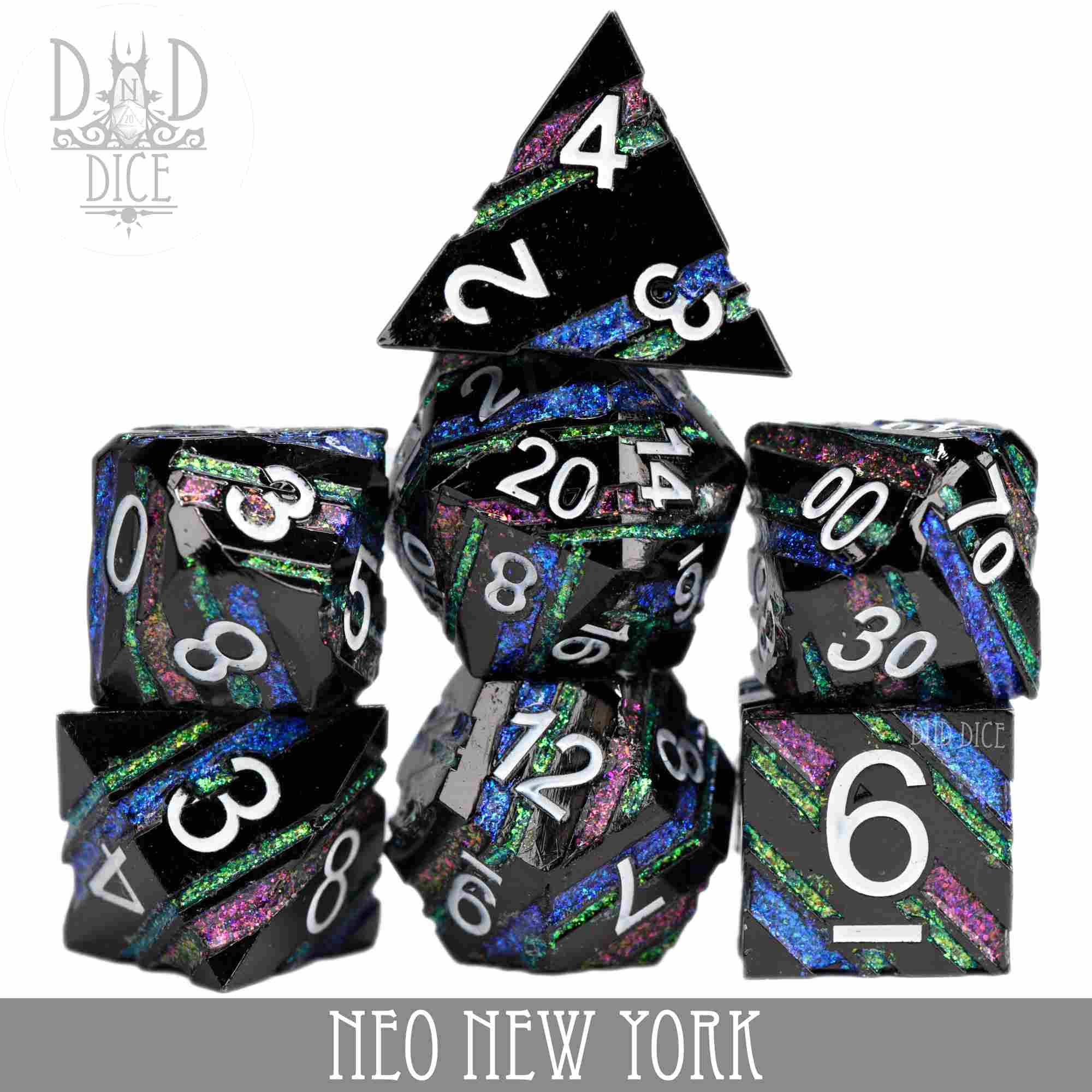 Neo New York Metal Dice Set
