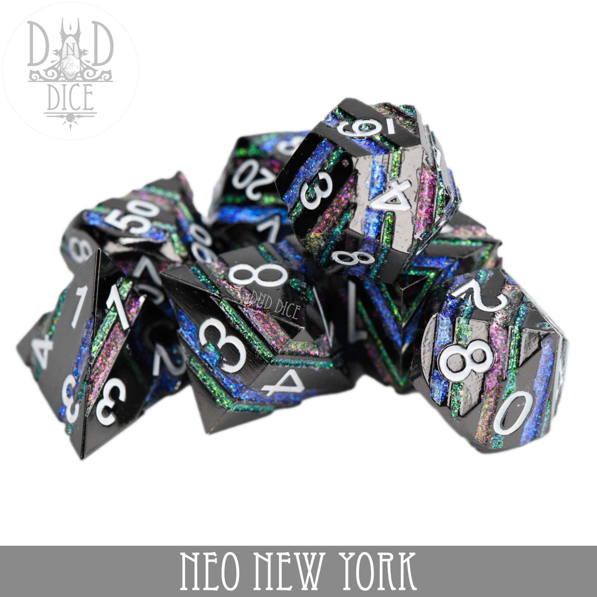 Neo New York Metal Dice Set