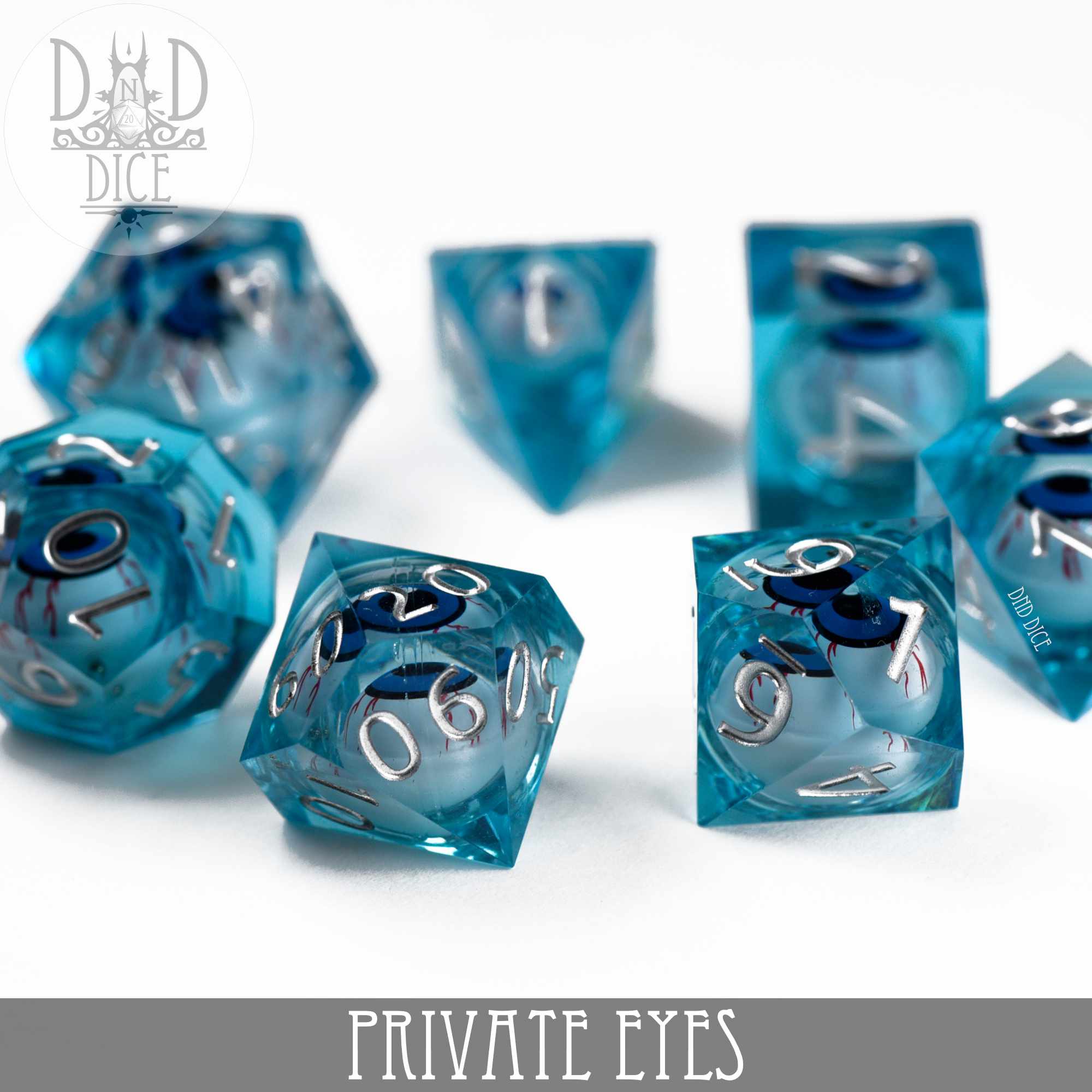 Private Eyes Liquid Core Dice Set