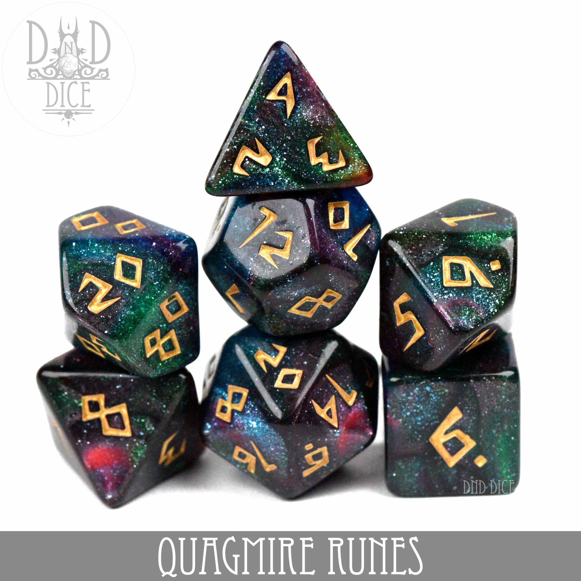 Quagmire Runes Dice Set