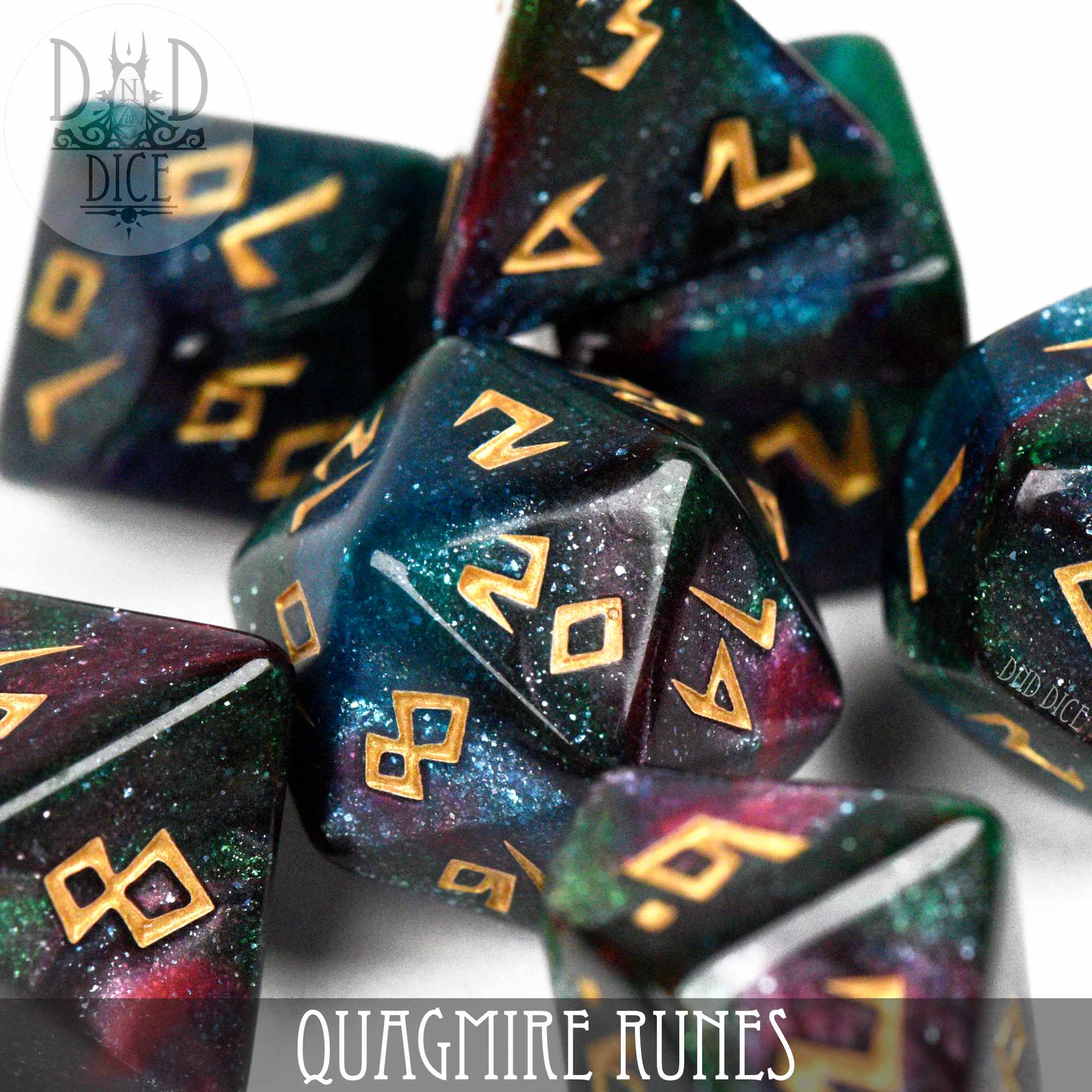 Quagmire Runes Dice Set