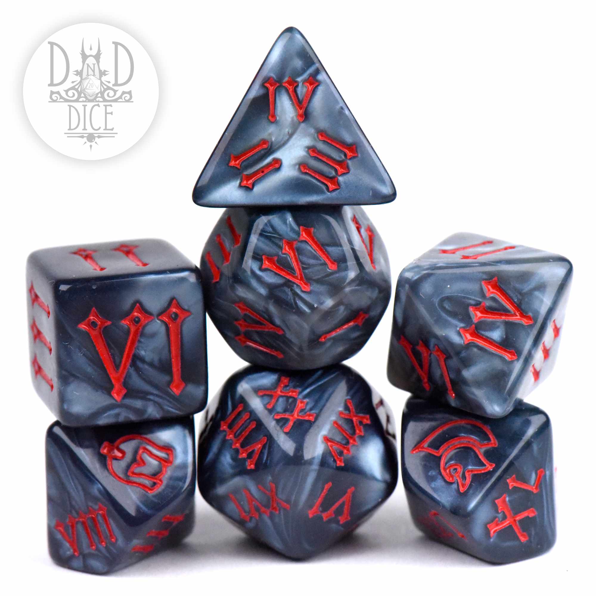 Roman Legion Grey Dice Set