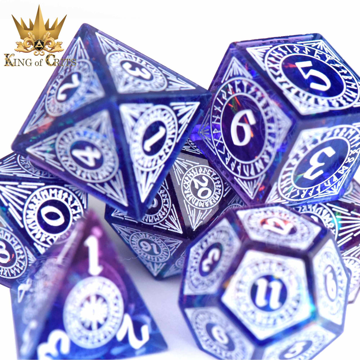 Runes of Ragnarok Handmade Dice Set