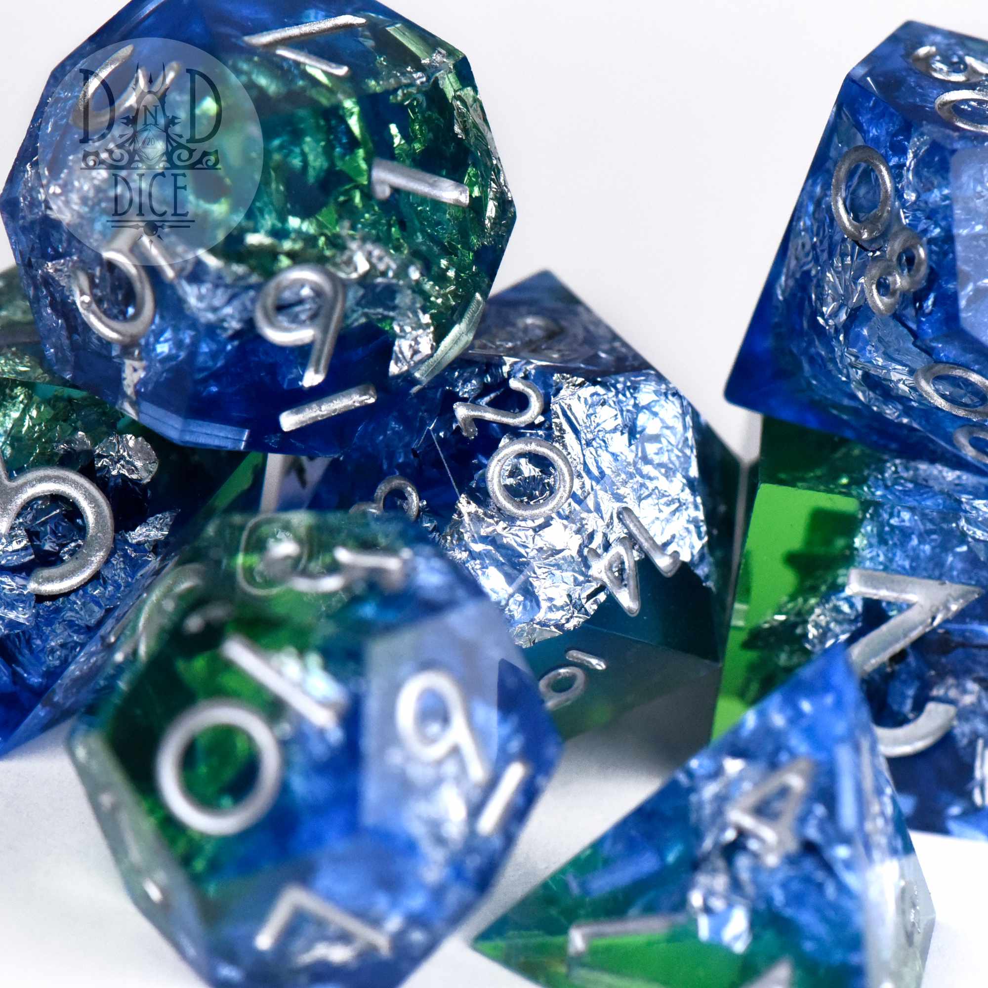 Silver Shores Handmade Dice Set