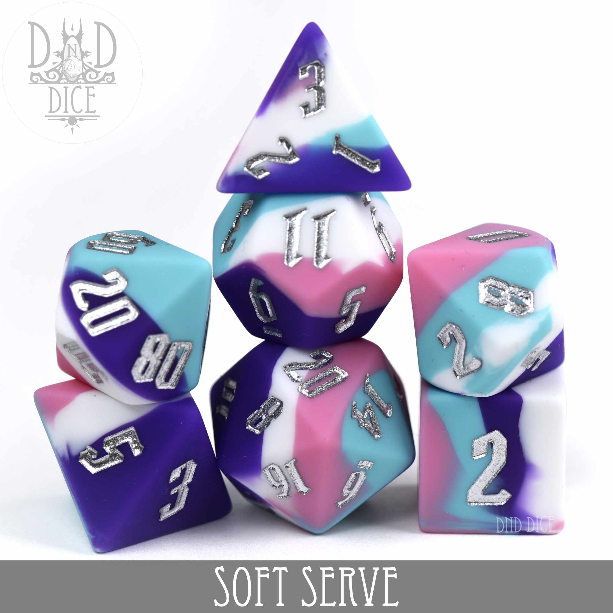Dungeons and Dragons Gamer Dice / Die Mold Silicone Rubber D4, D6, D8, D10,  D12, D20, D100 -  Israel