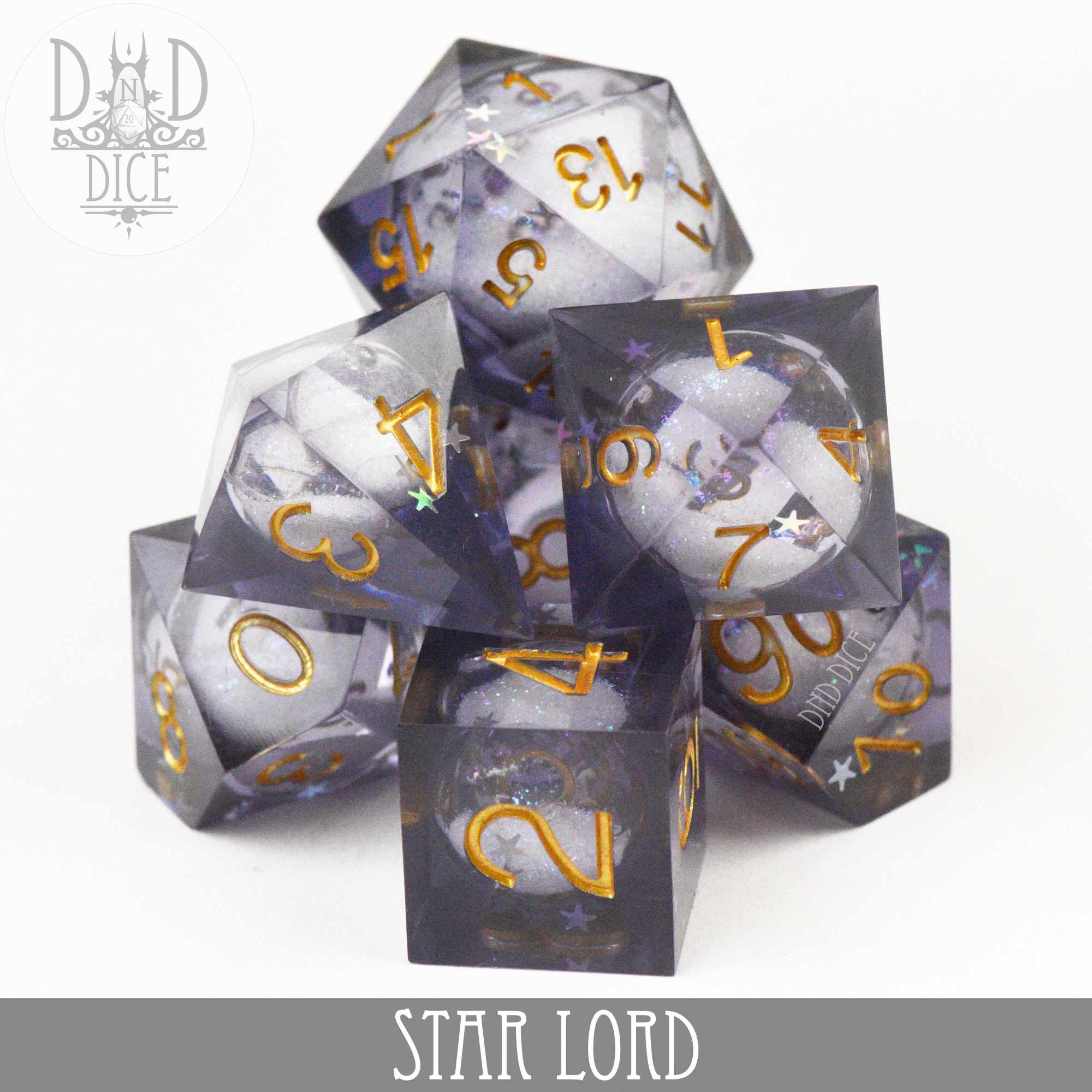Star Lord Liquid Core Dice Set
